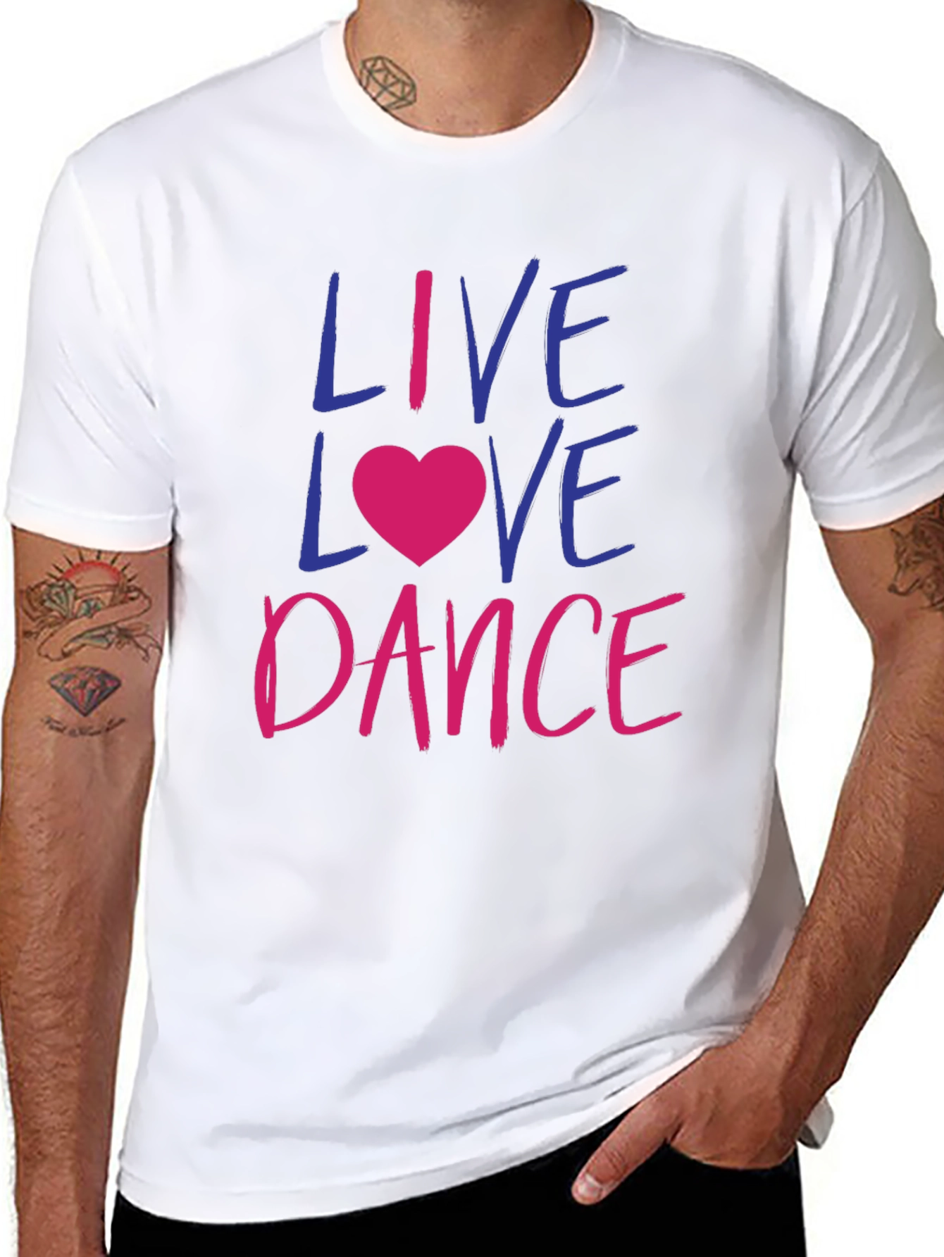 Live Love Dance Graphic Tee Shirt