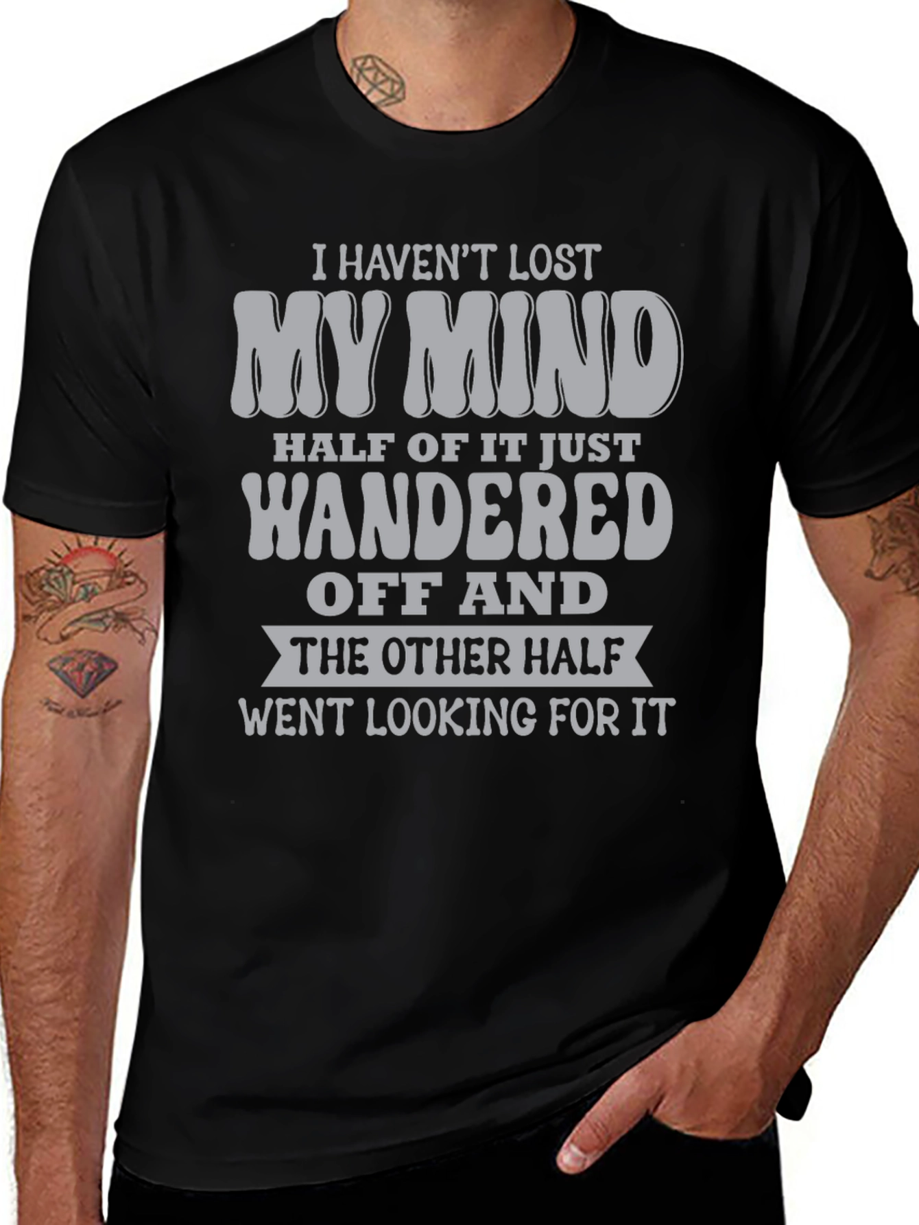 Humorous Lost My Mind Graphic Tee