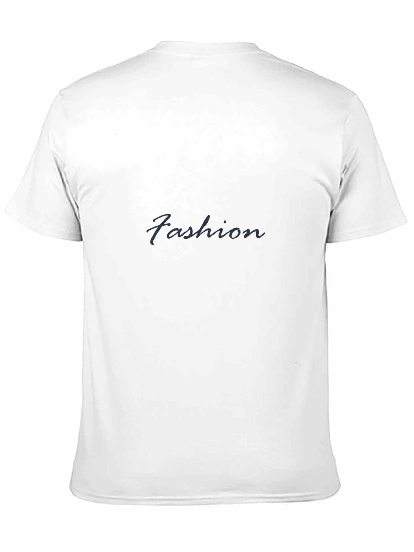 Fashion Black Crew Neck T-Shirt