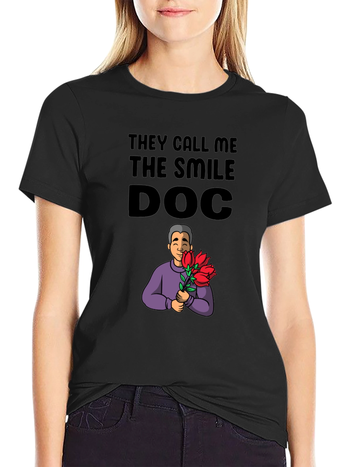 Smile Doc Graphic Tee - Unique Novelty Gift
