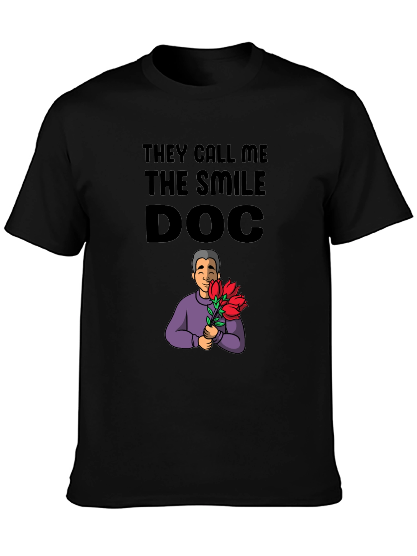 Smile Doc Graphic Tee - Unique Novelty Gift