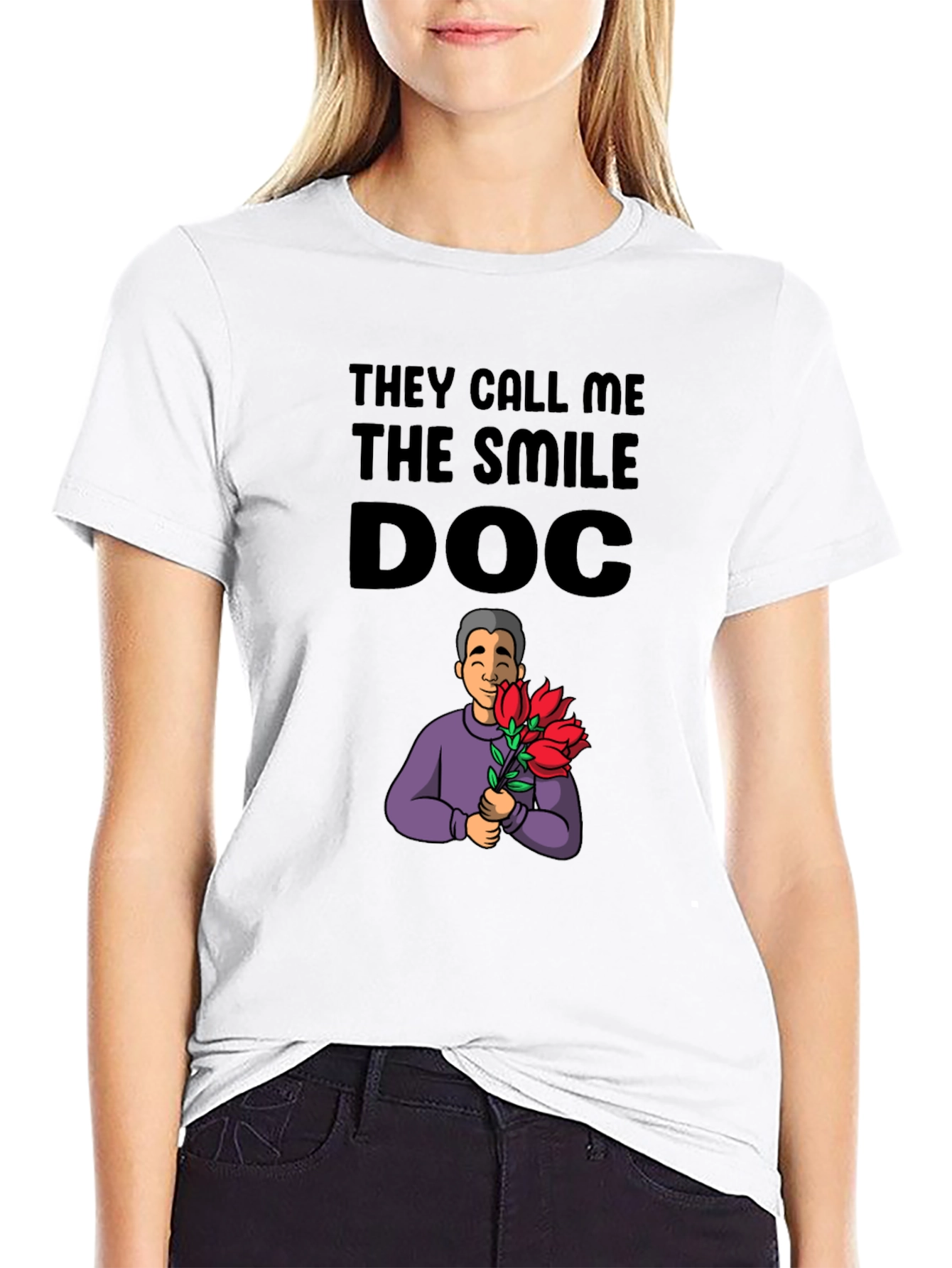 Smile Doc Graphic Tee - Unique Novelty Gift