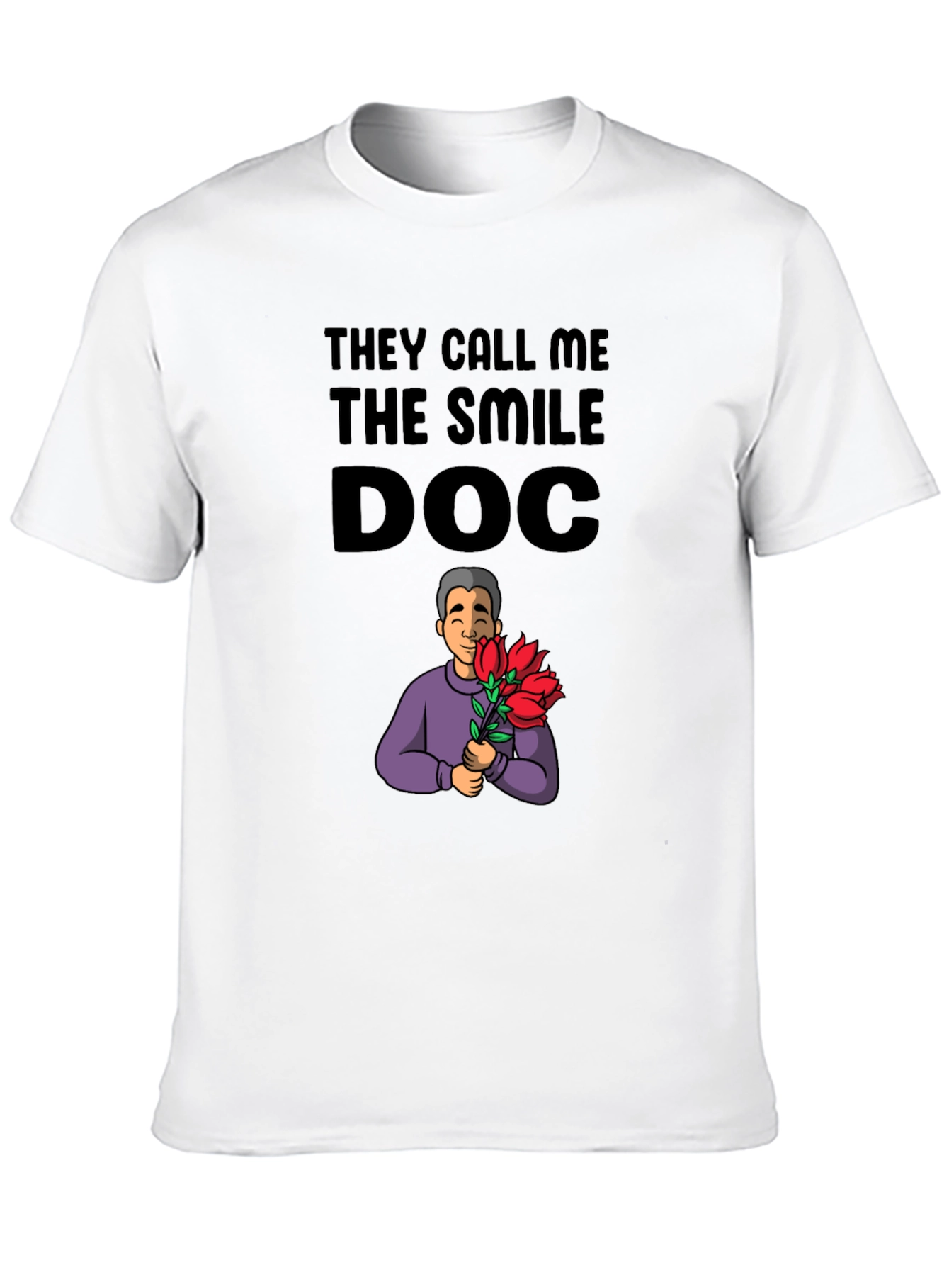 Smile Doc Graphic Tee - Unique Novelty Gift