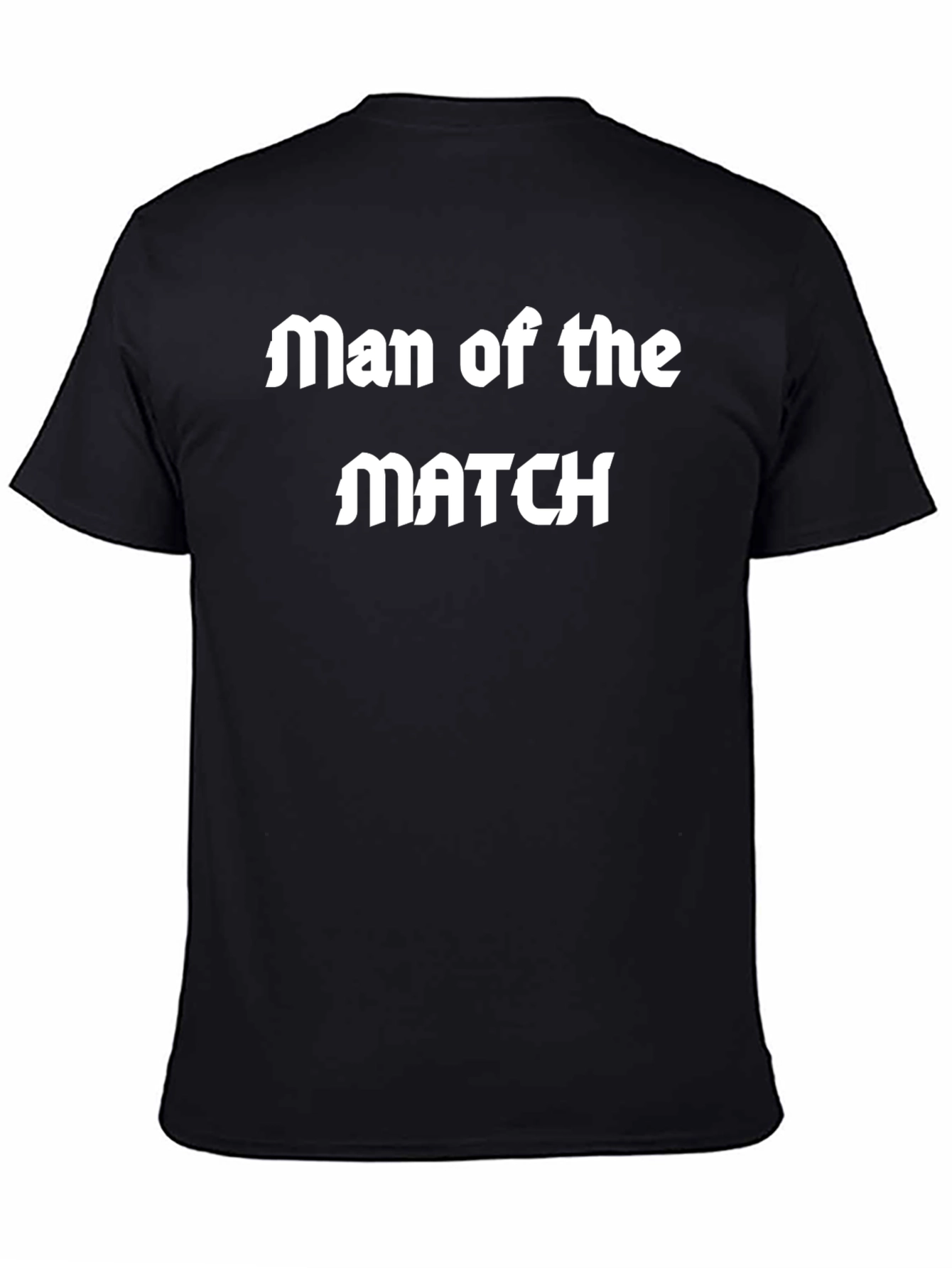 Man of the Match Graphic Tee - Black