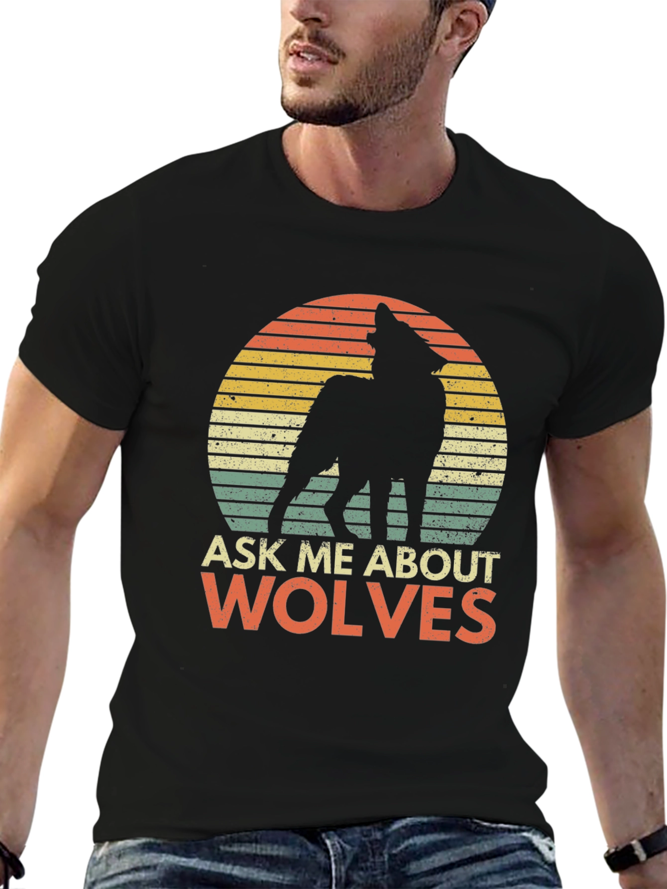 Ask Me About Wolves T-Shirt
