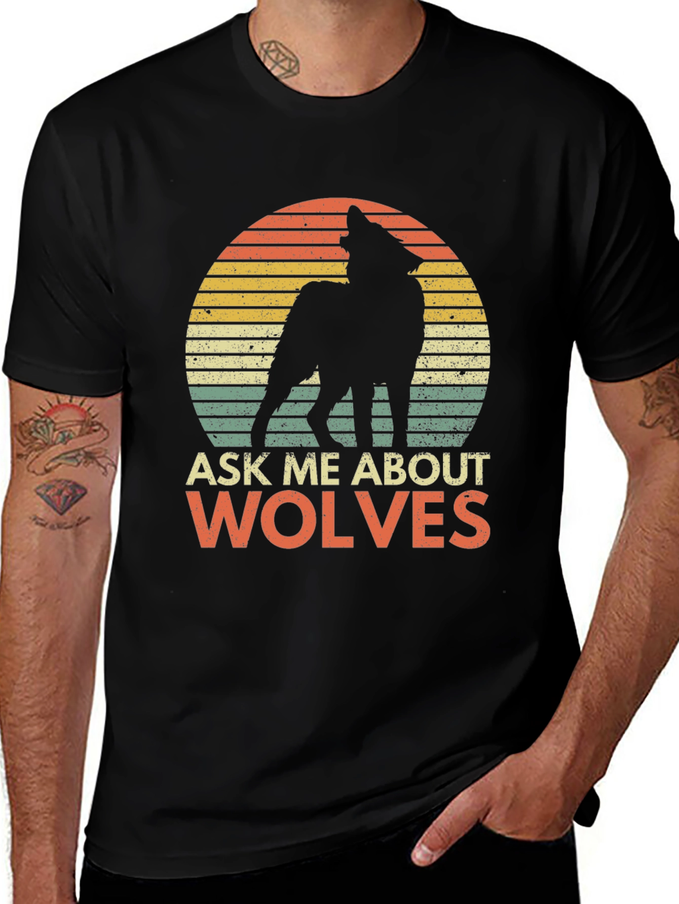 Ask Me About Wolves T-Shirt