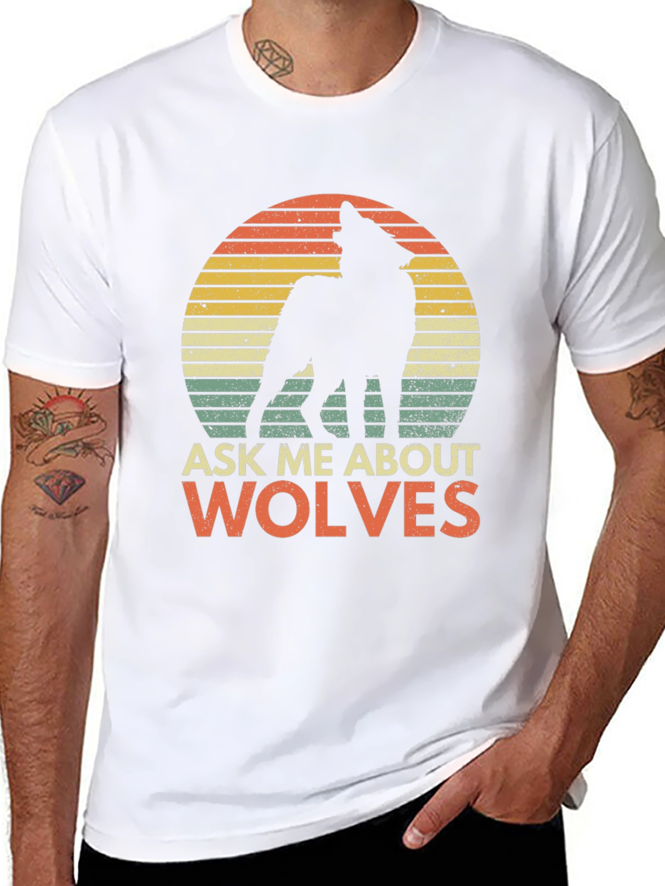 Ask Me About Wolves T-Shirt