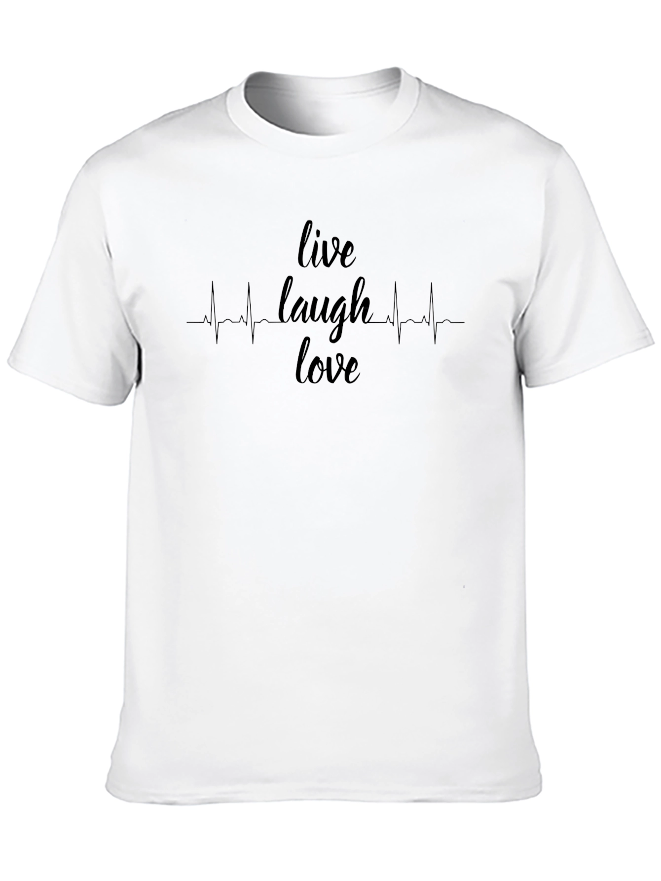 Live Laugh Love Graphic Tee - Mens Black T-Shirt