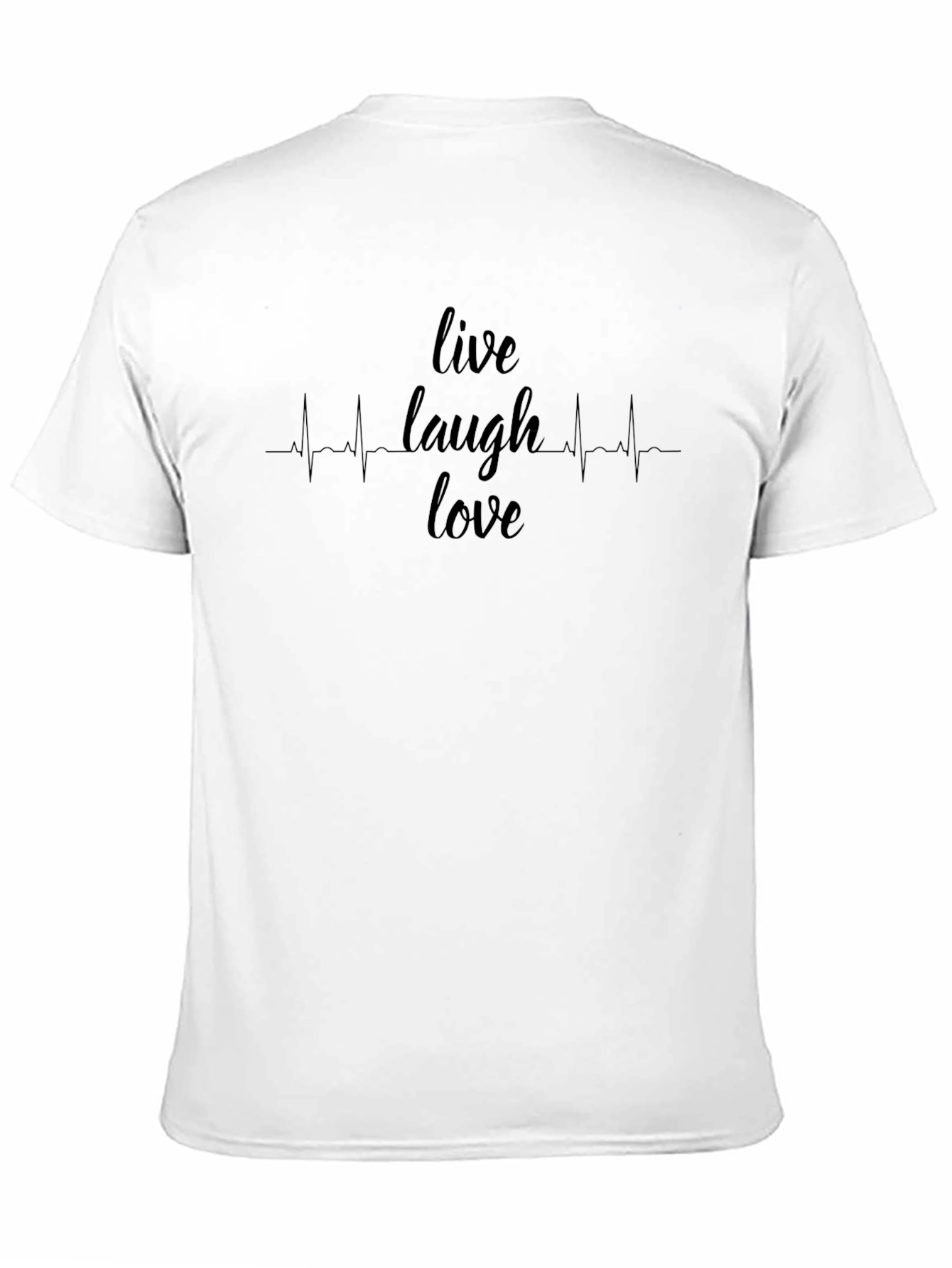 Live Laugh Love Graphic Tee - Mens Black T-Shirt