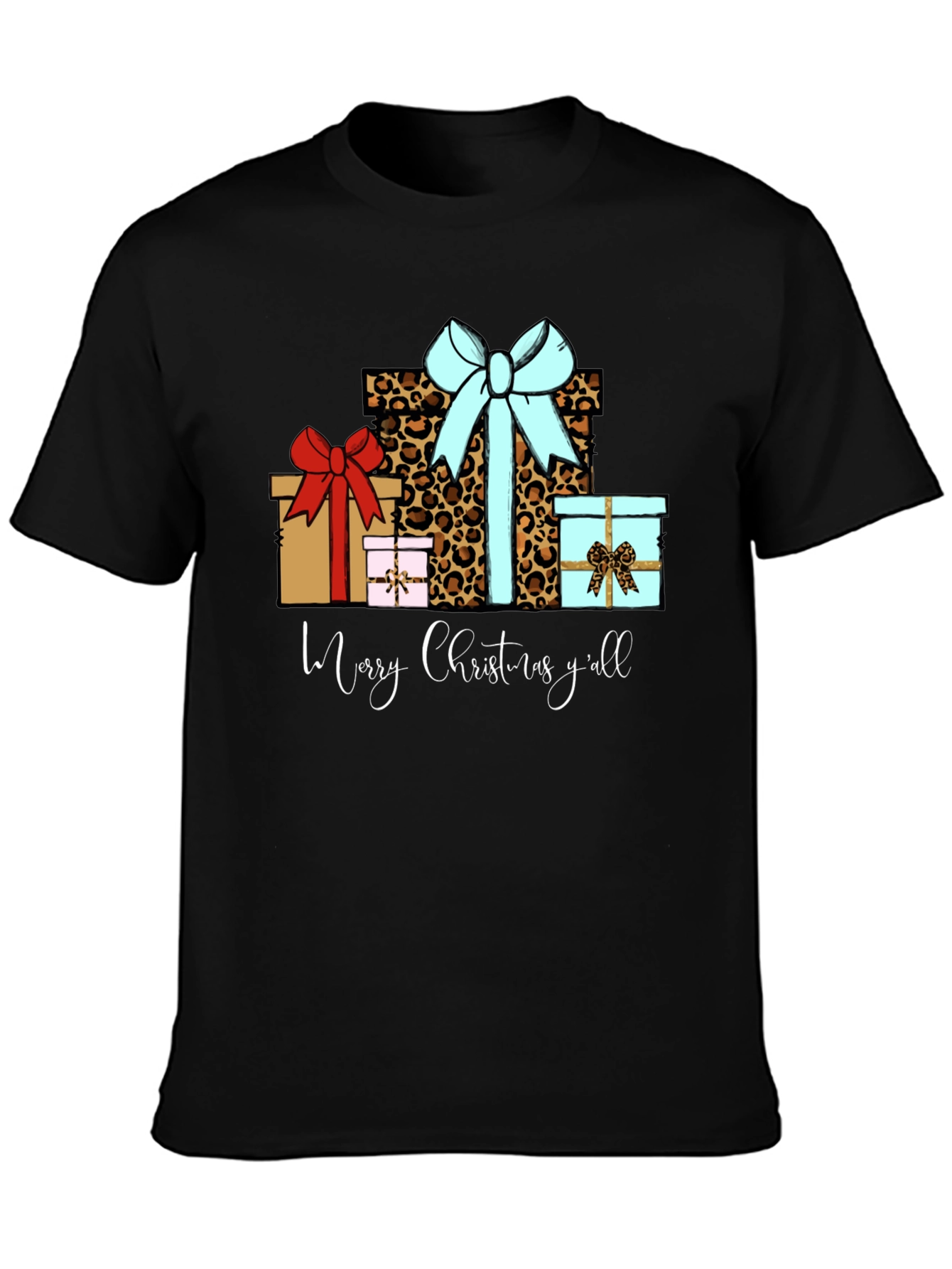 Merry Christmas Yall Gift Boxes T-Shirt
