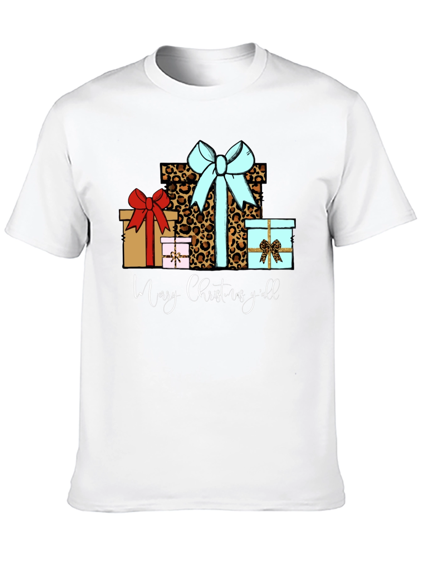 Merry Christmas Yall Gift Boxes T-Shirt
