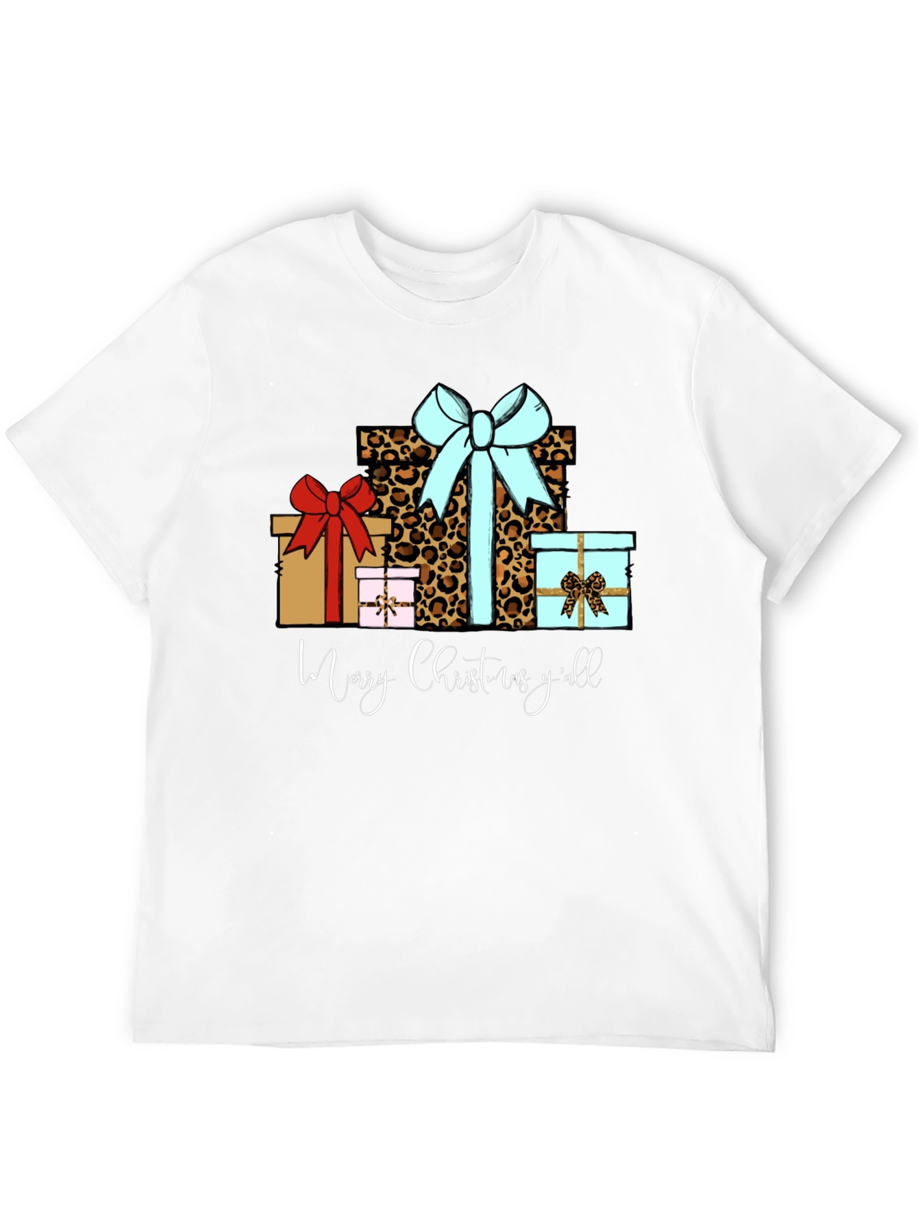 Merry Christmas Yall Gift Boxes T-Shirt