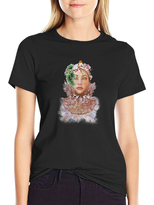Floral Crown Portrait Tee