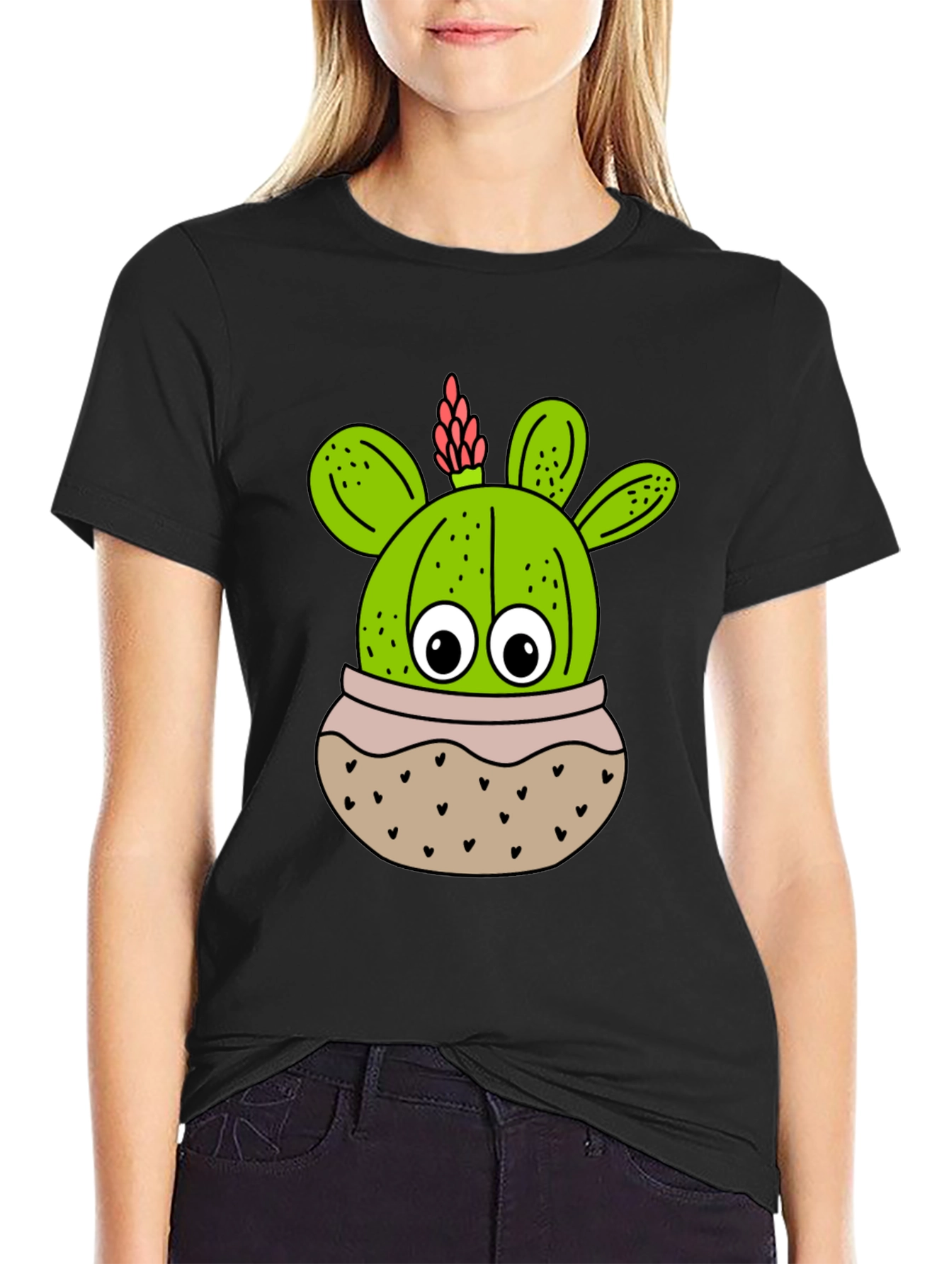 Cute Cactus Plant T-Shirt
