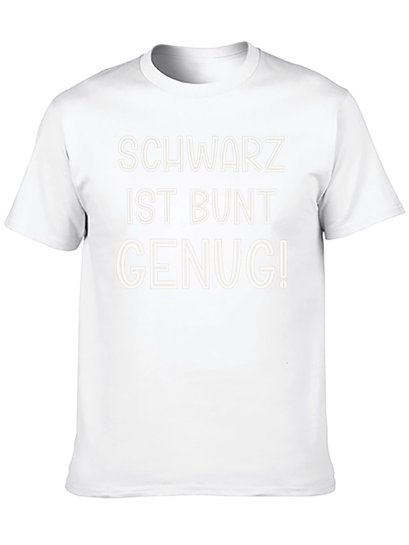 Schwarz Ist Bunt Genug T-Shirt
