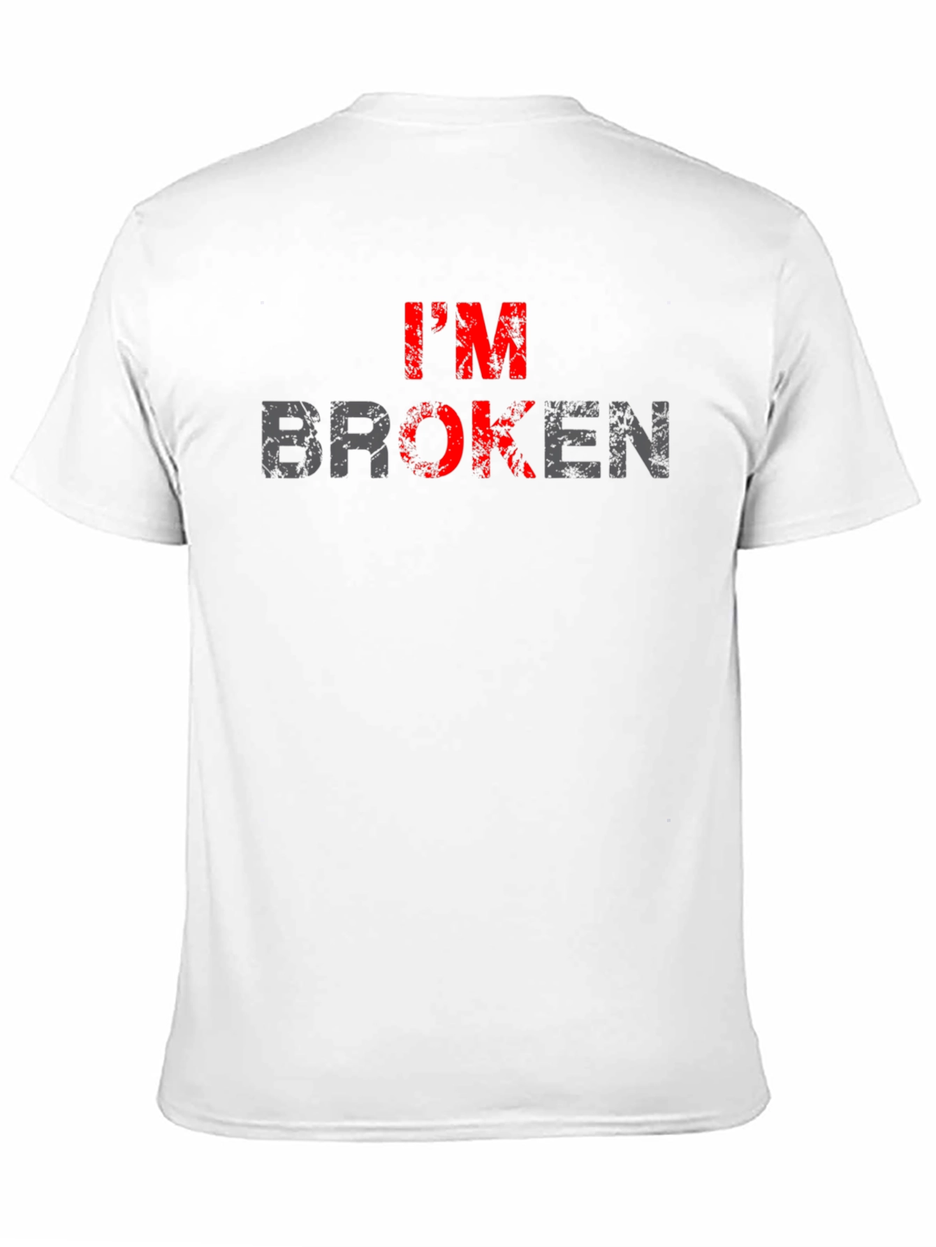 Distressed Im Broken Graphic Tee