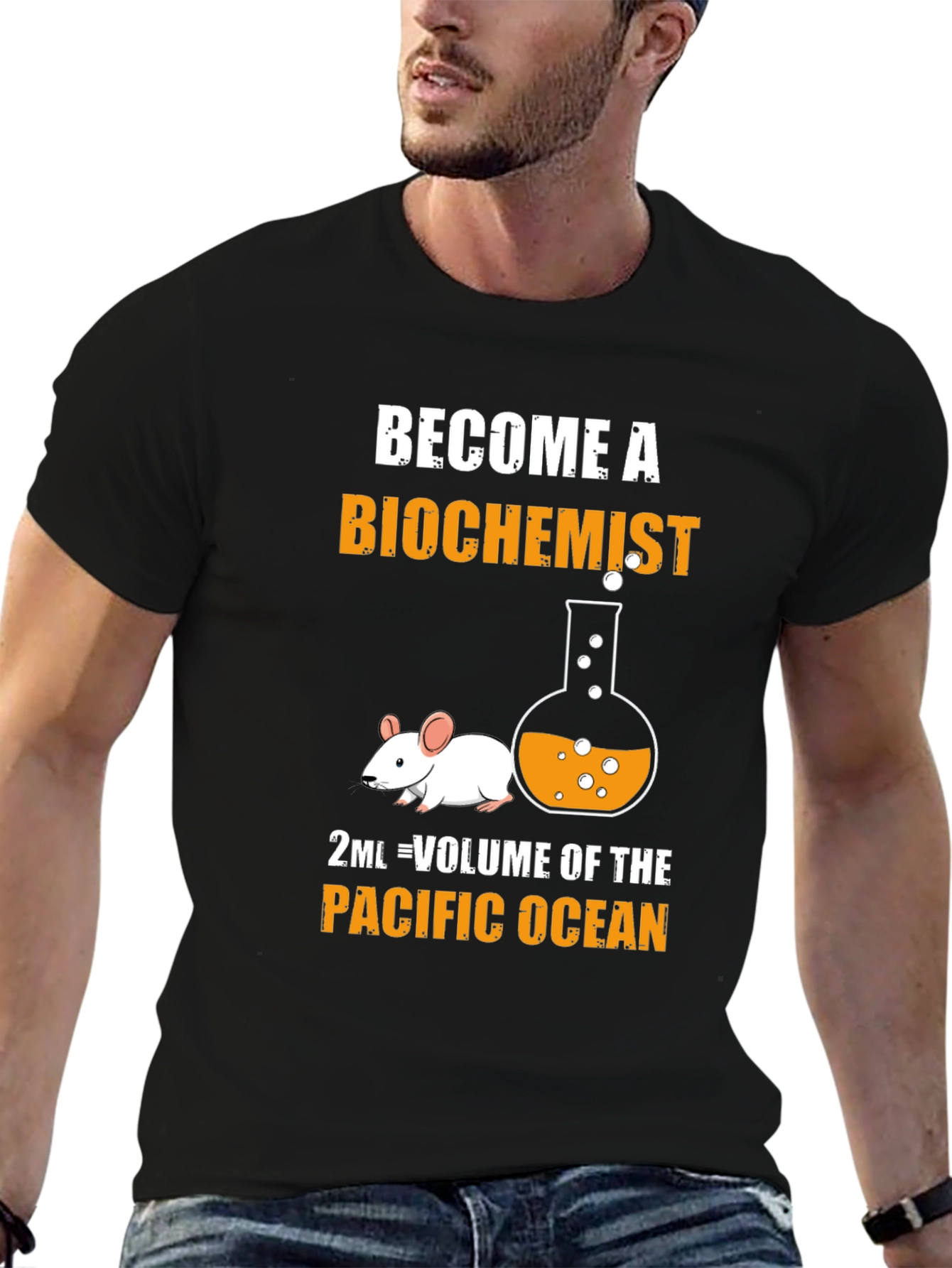 Biochemist T-Shirt: 2mL = Pacific Ocean