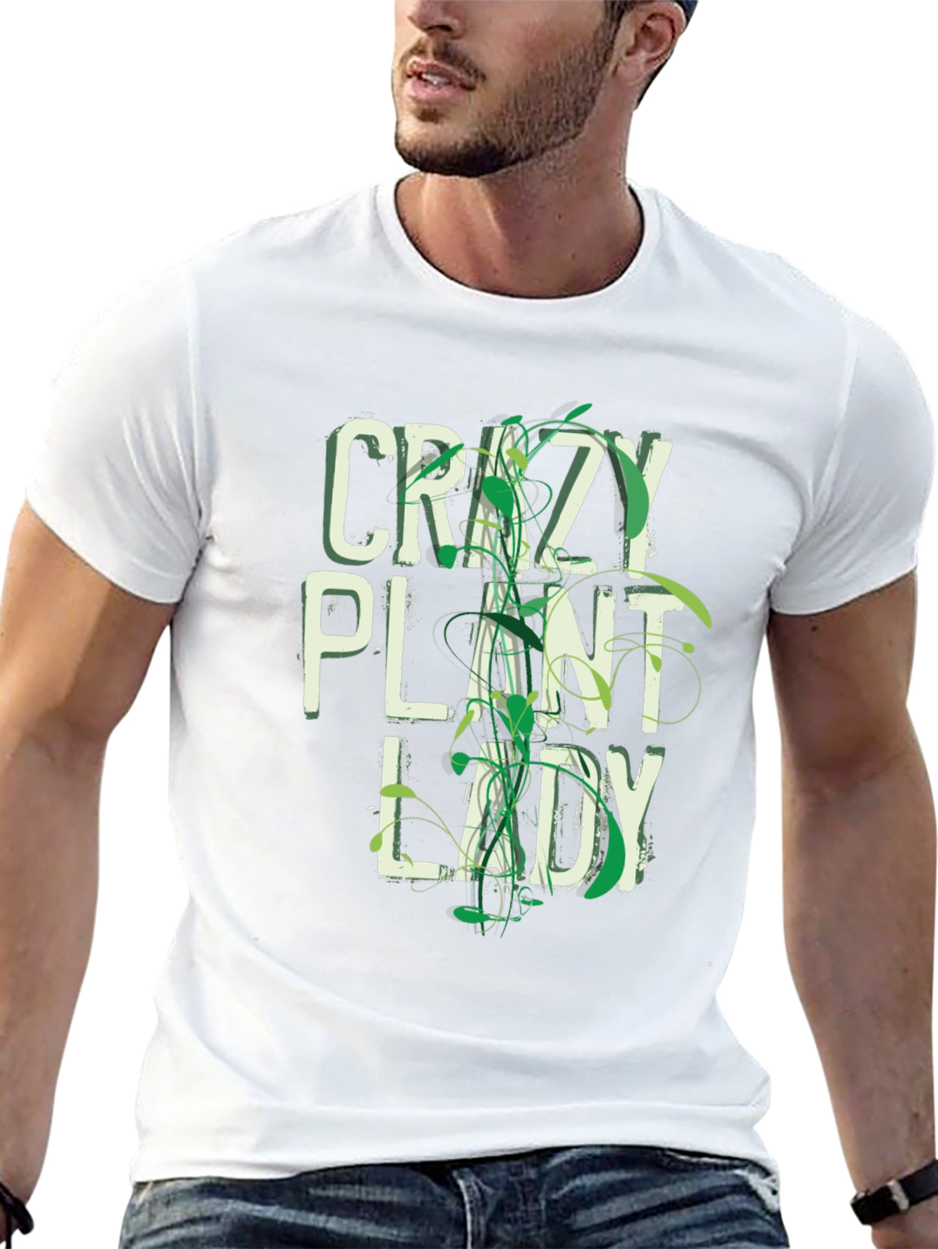 Crazy Plant Lady Graphic T-Shirt