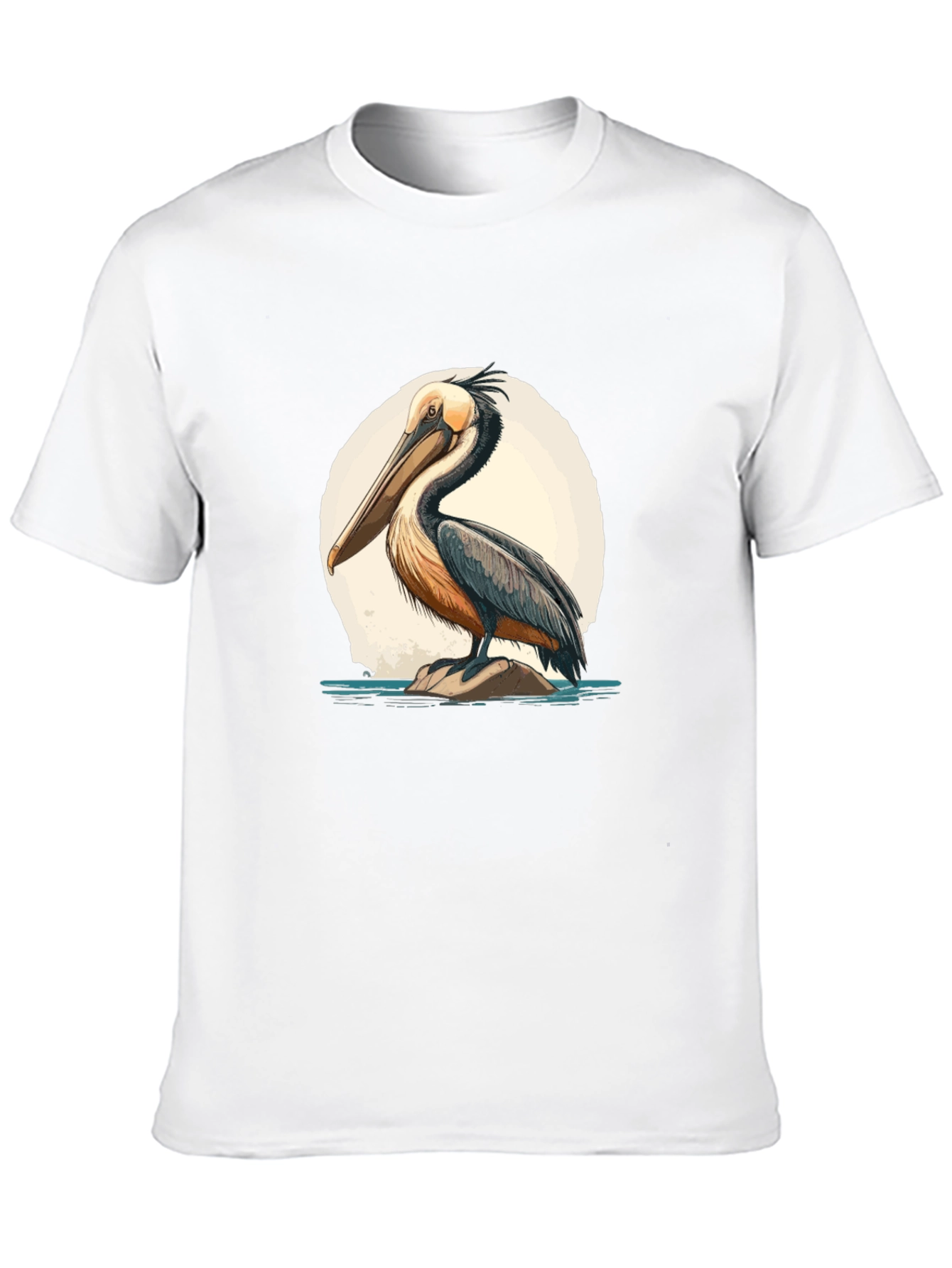 Pelican Graphic Tee - Black Cotton Blend Casual Wear
