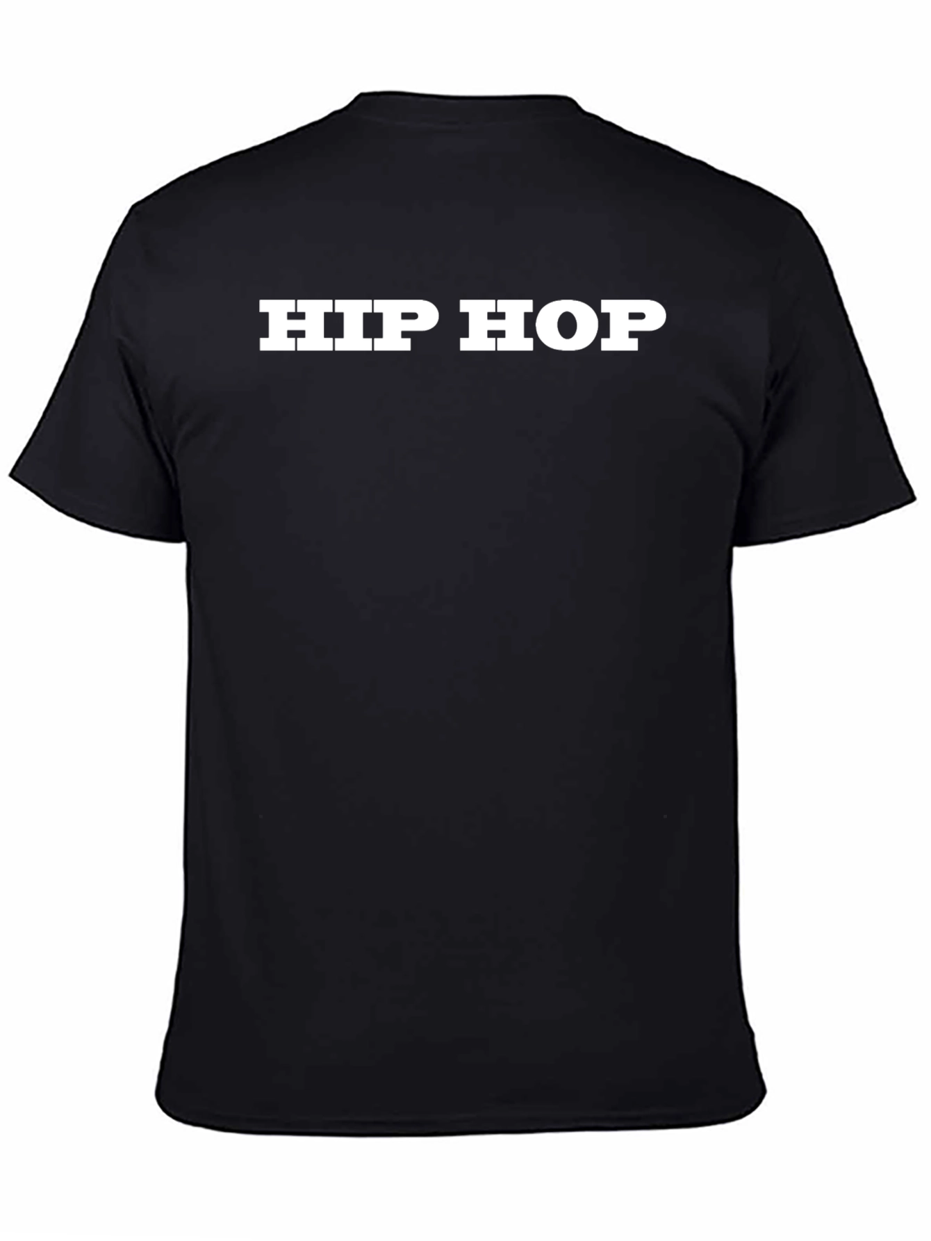 Hip Hop Graphic Tee - Classic Black T-Shirt