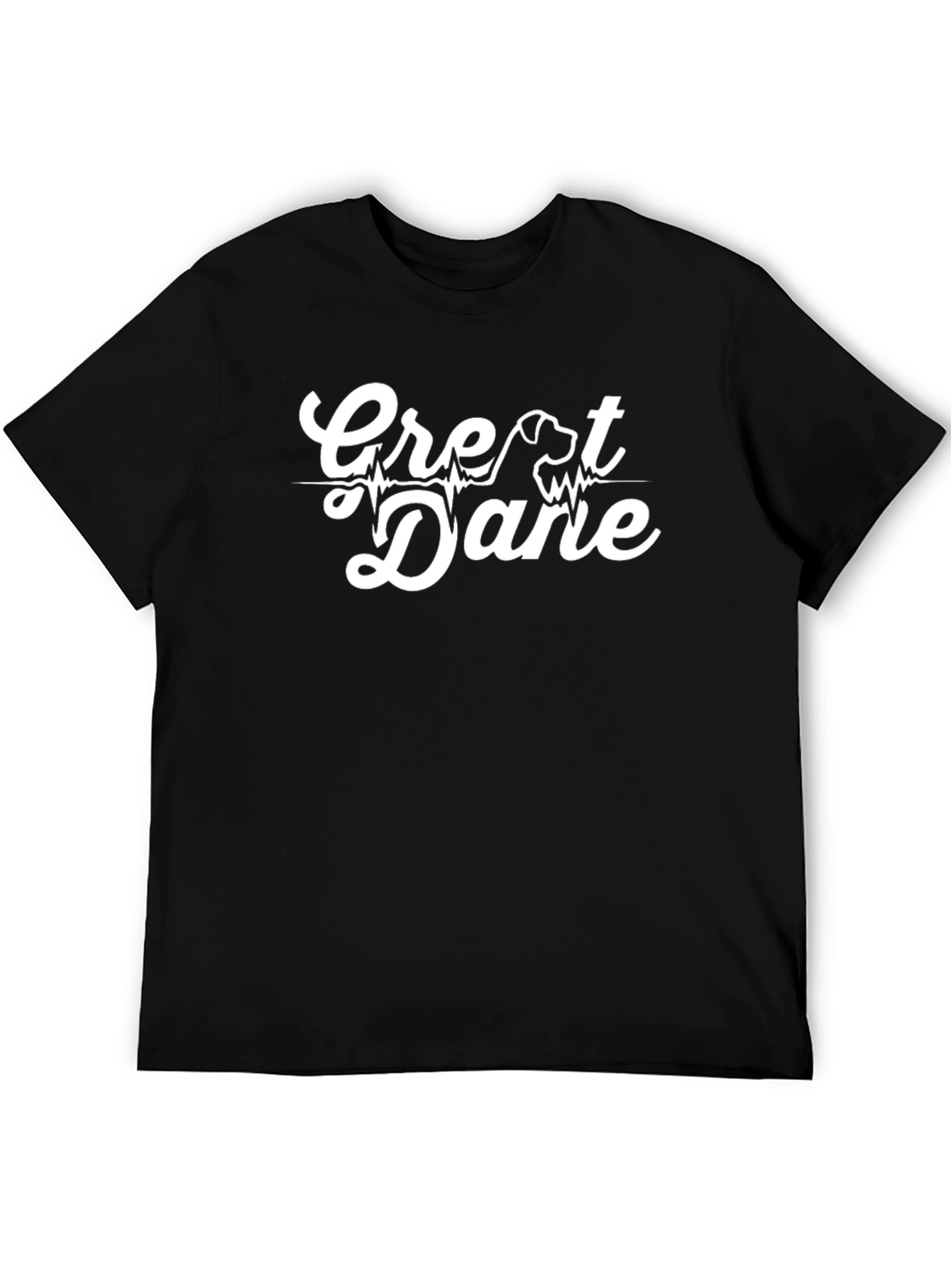 Great Dane Heartbeat Graphic T-Shirt