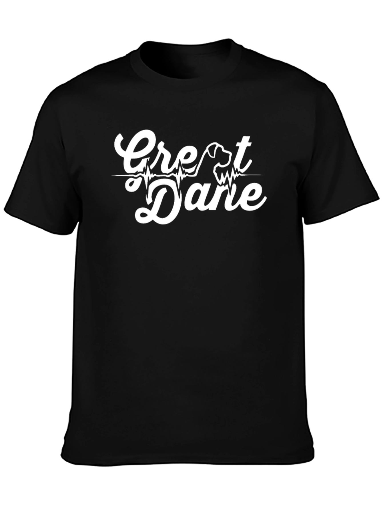 Great Dane Heartbeat Graphic T-Shirt