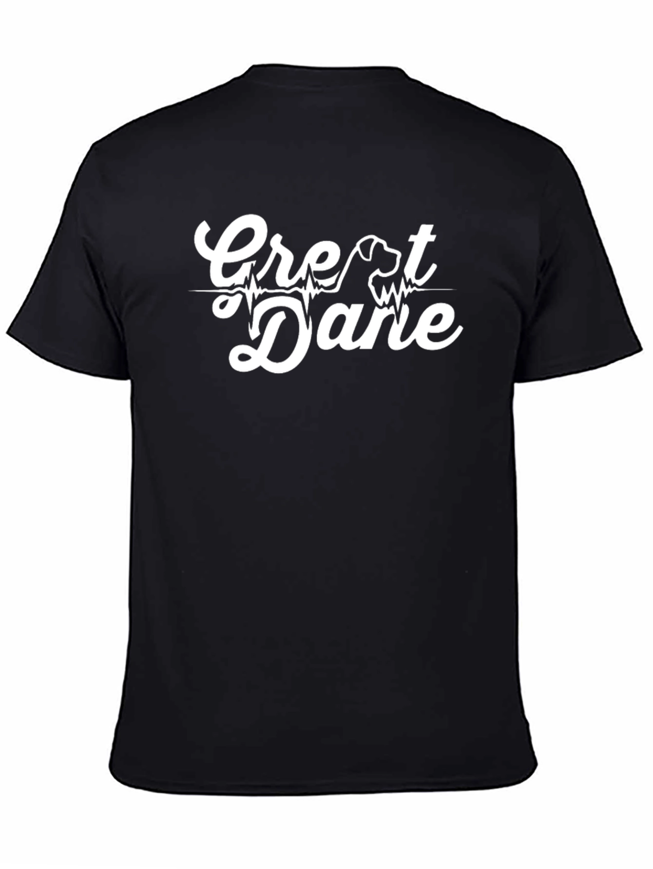 Great Dane Heartbeat Graphic T-Shirt