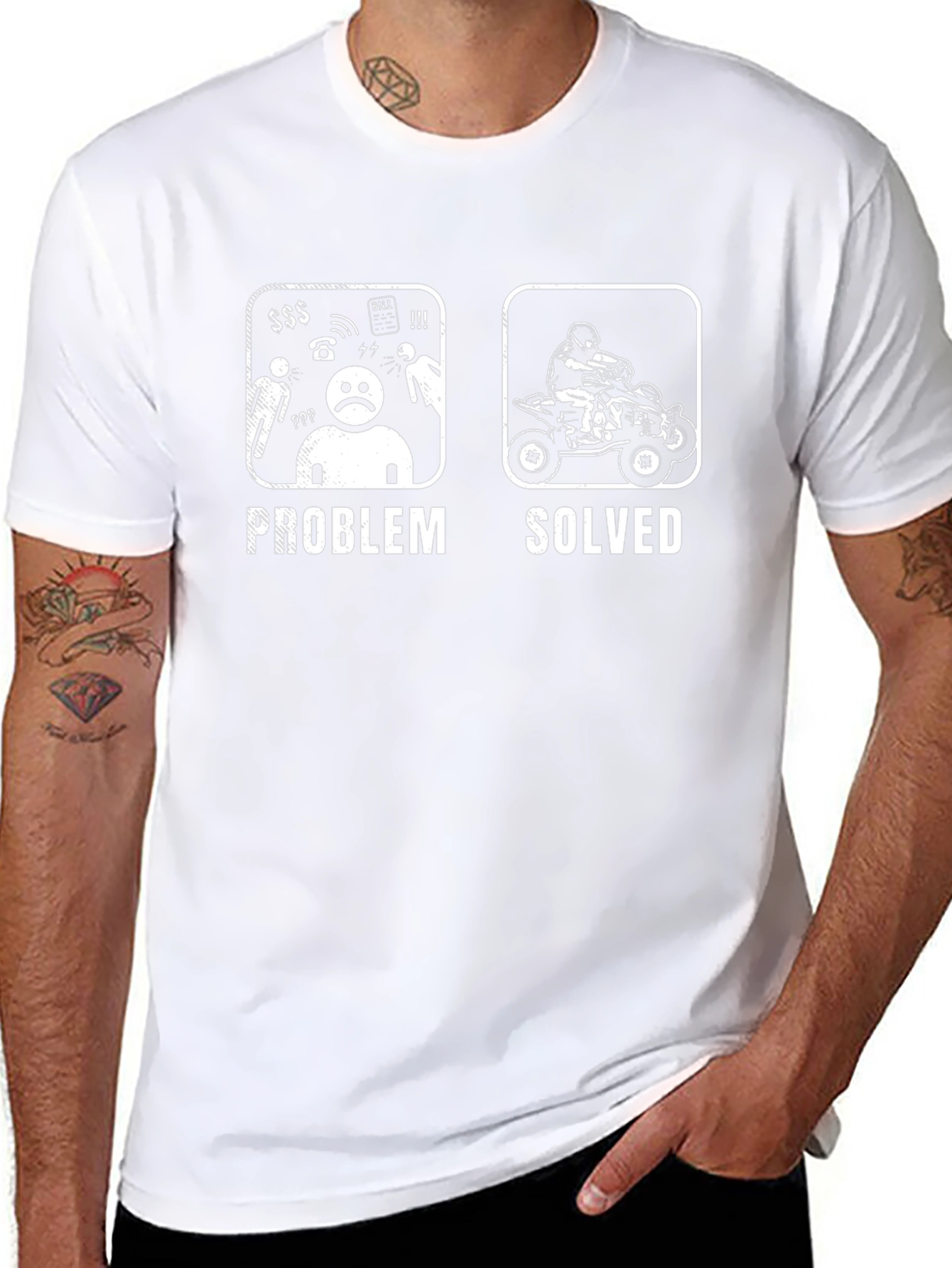 Problem Solved ATV T-Shirt