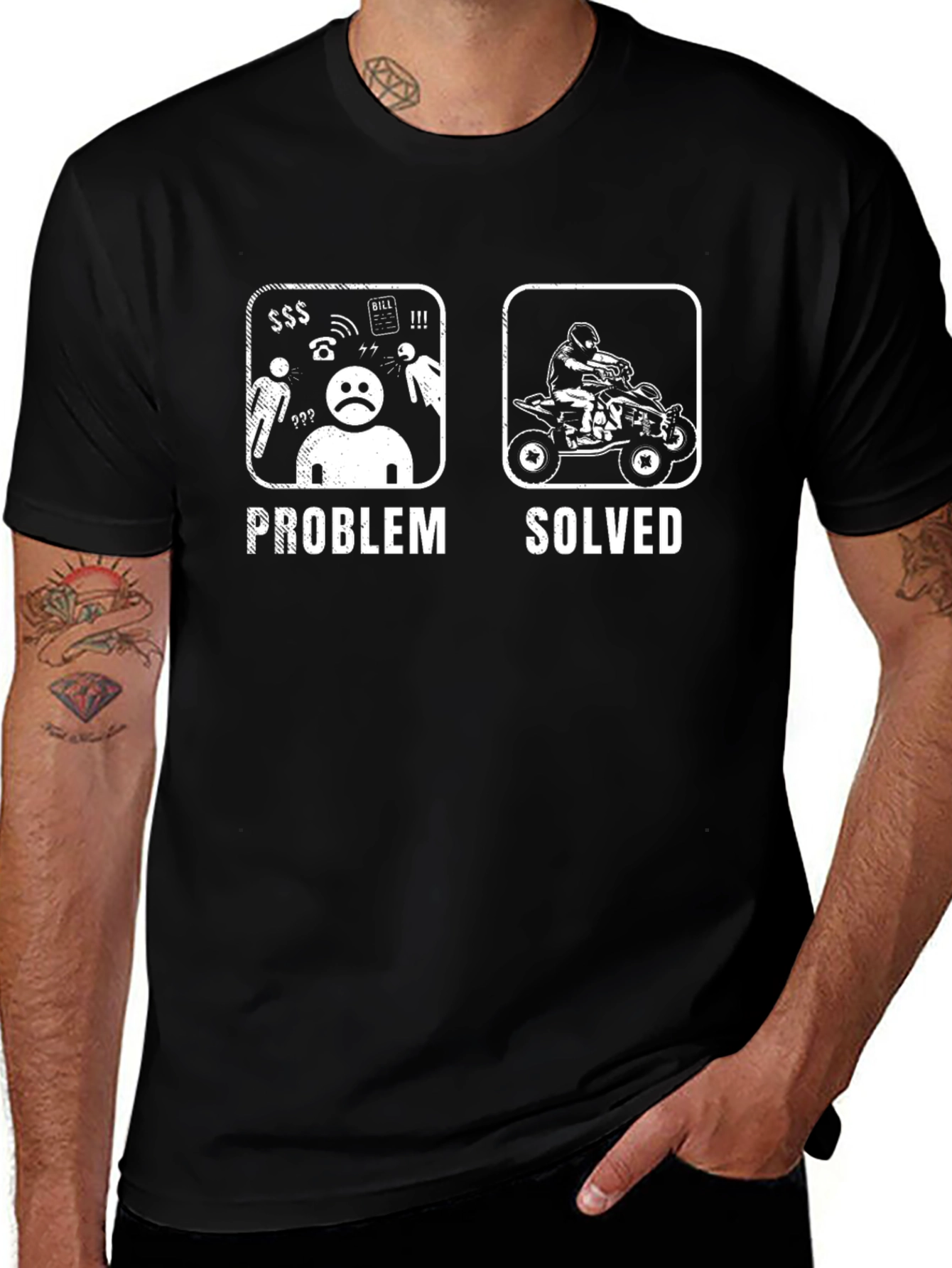 Problem Solved ATV T-Shirt