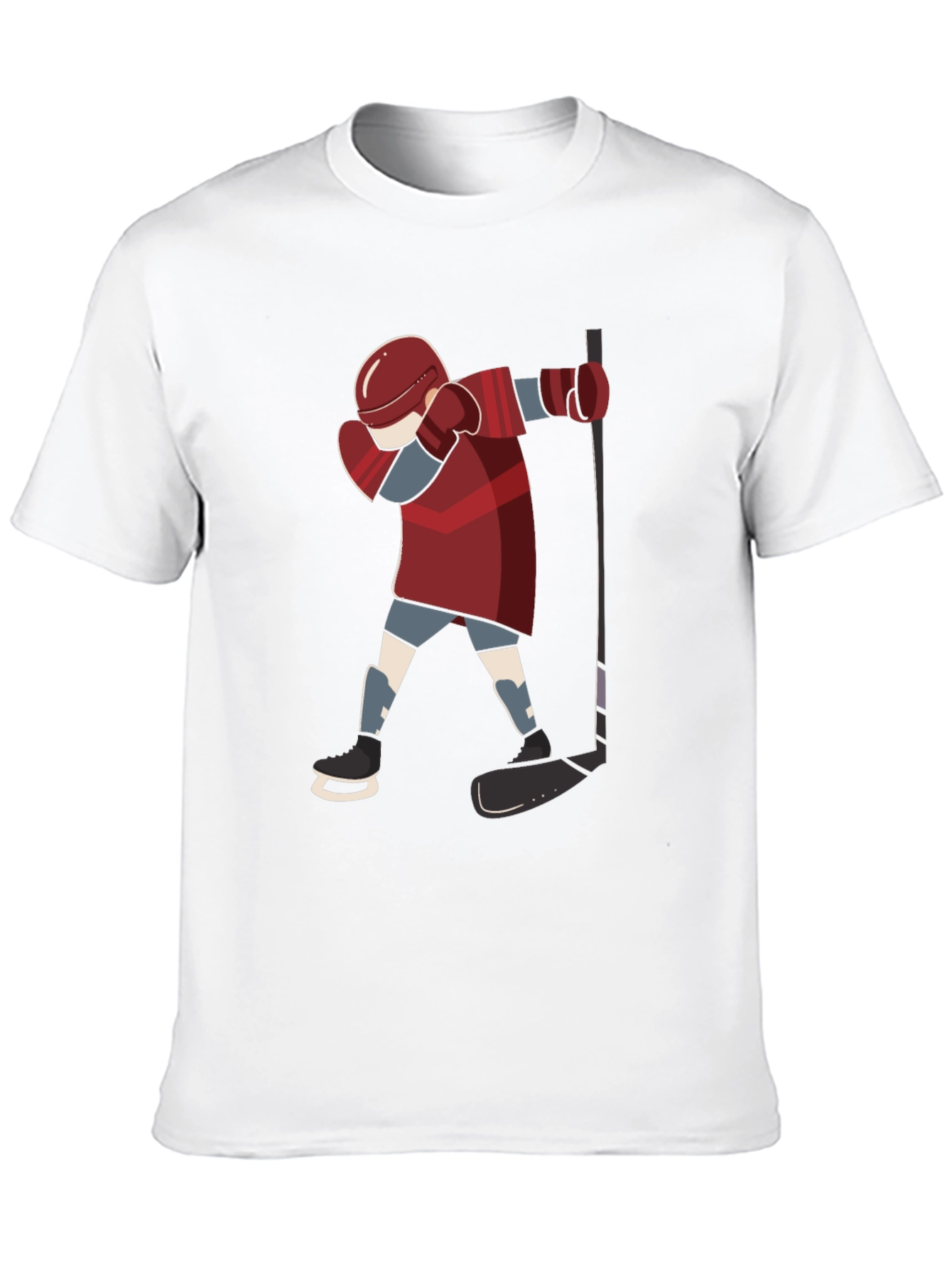 Dabbing Hockey Player Graphic Tee
