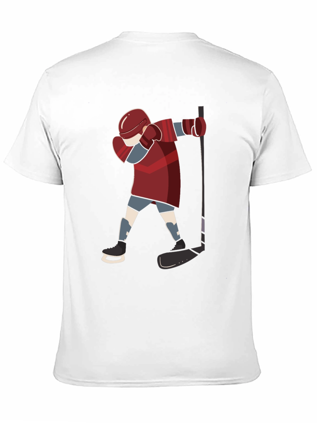Dabbing Hockey Player Graphic Tee