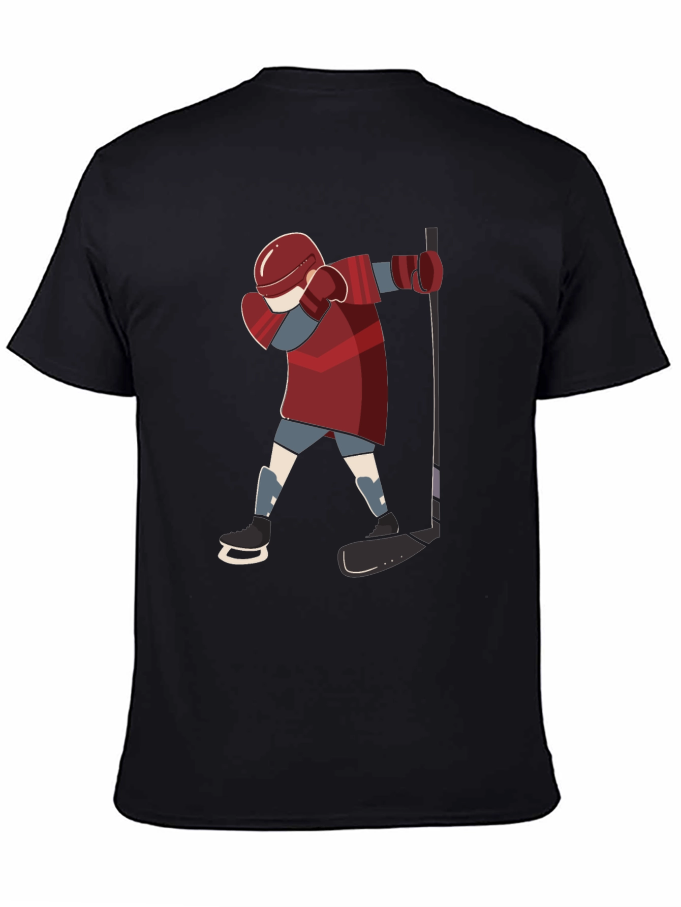 Dabbing Hockey Player Graphic Tee