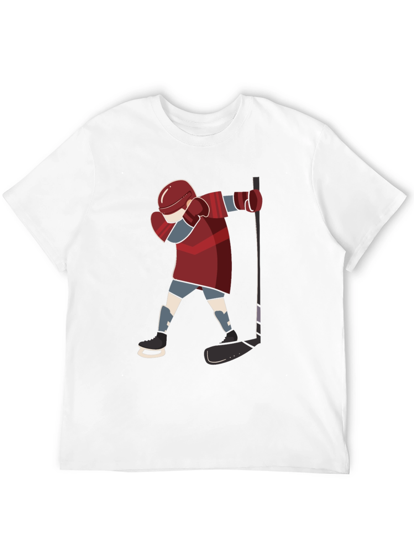 Dabbing Hockey Player Graphic Tee