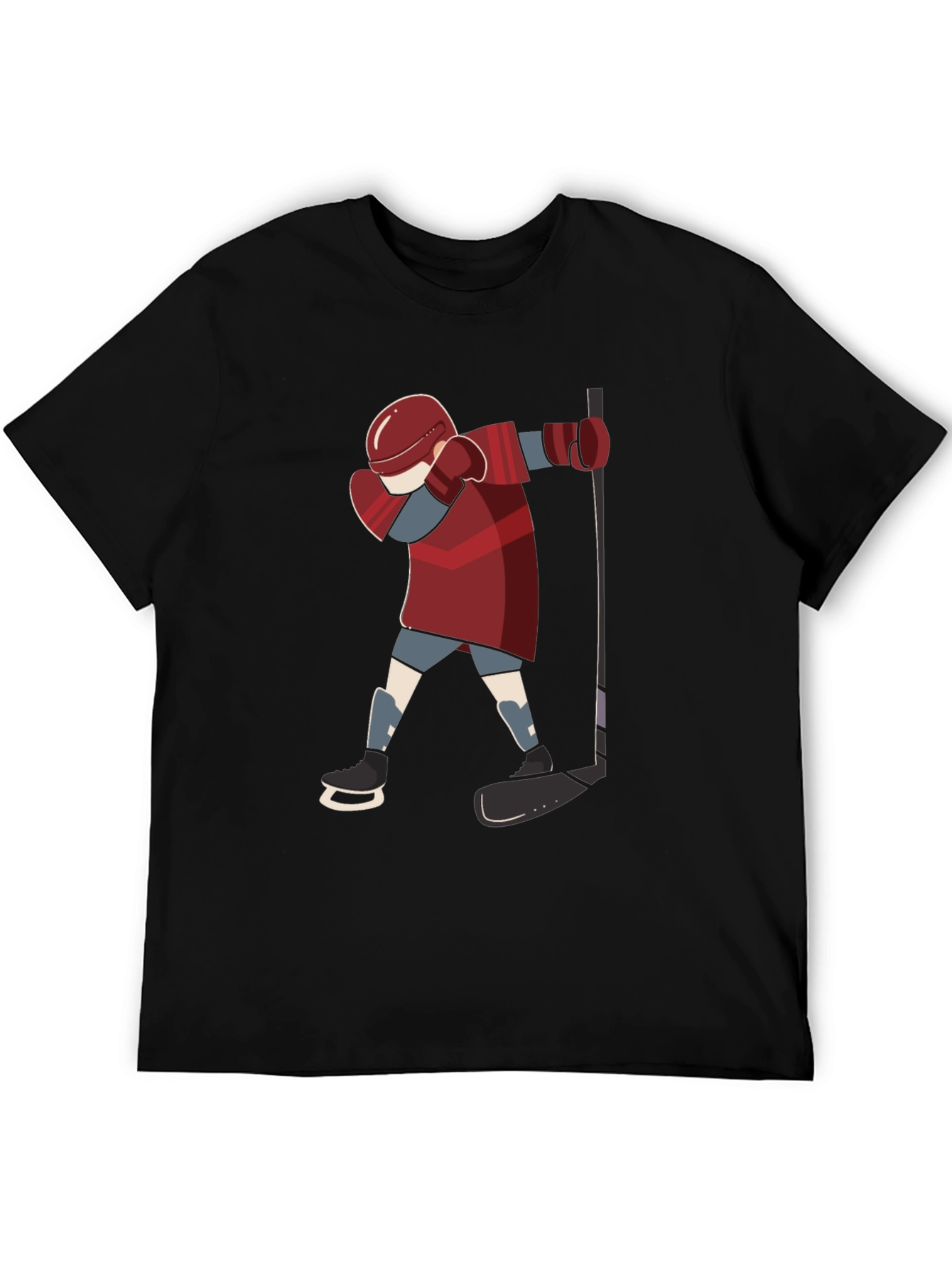Dabbing Hockey Player Graphic Tee