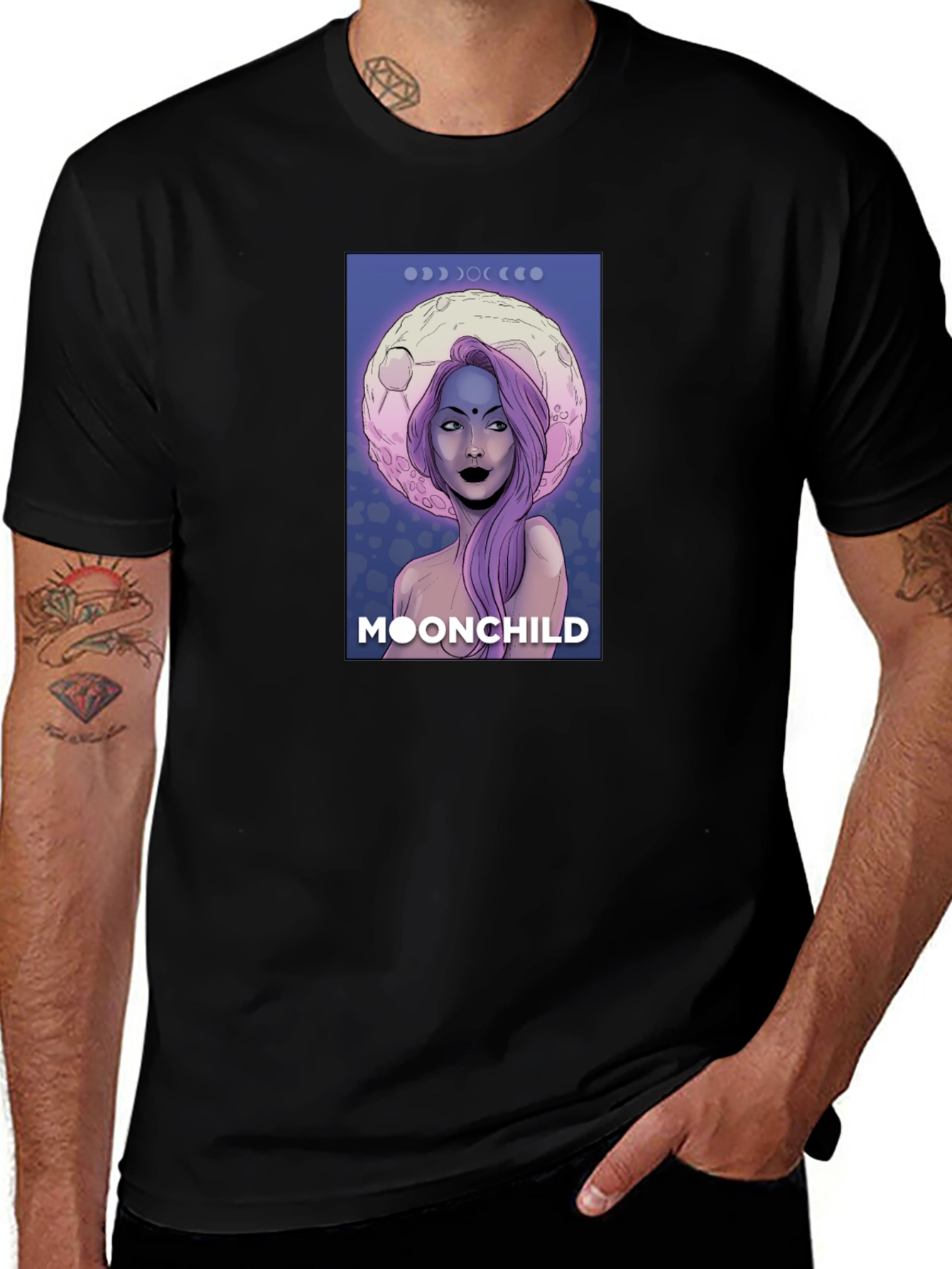 Moonchild Graphic Black T-Shirt