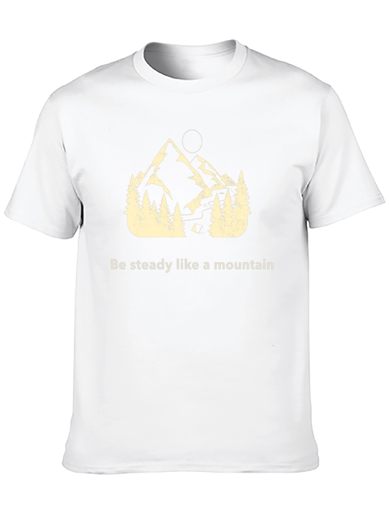 Steady Mountain Graphic Tee - Black
