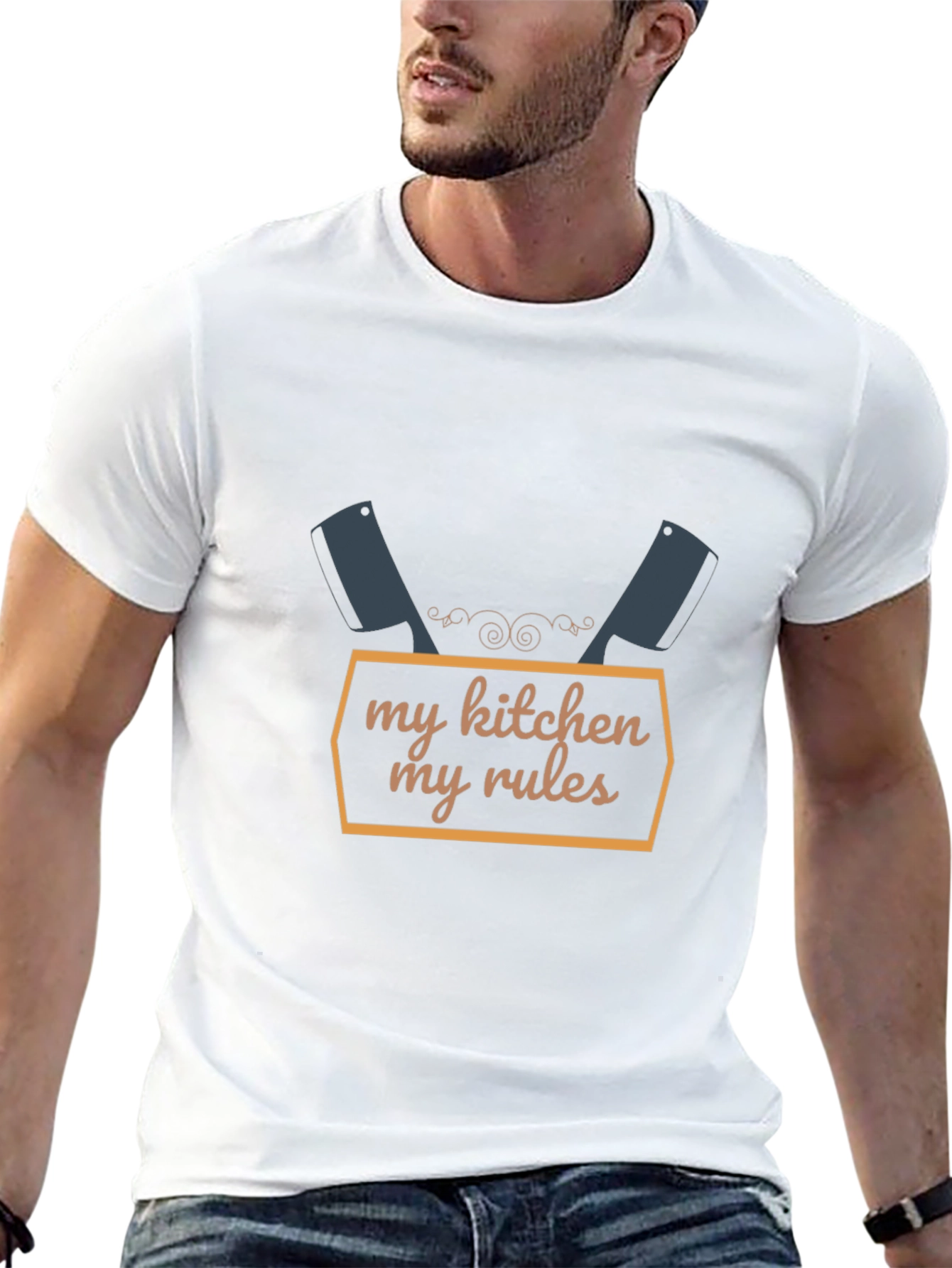 My Kitchen My Rules Graphic T-Shirt for Chefs