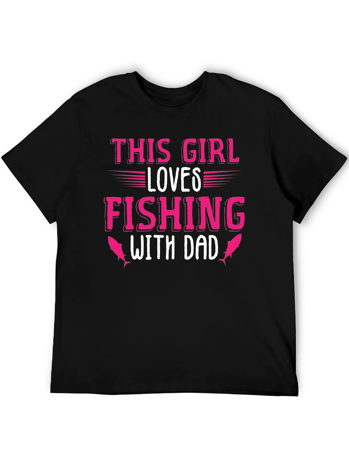 This Girl Loves Fishing With Dad T-Shirt