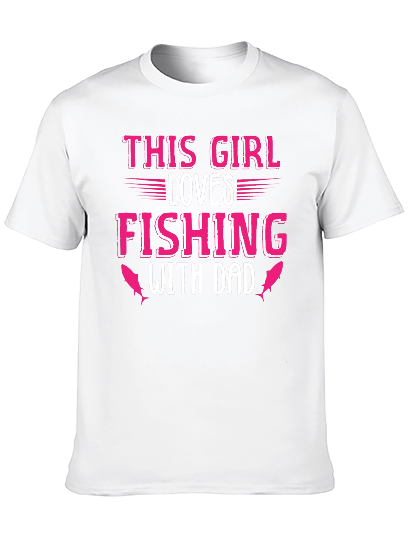 This Girl Loves Fishing With Dad T-Shirt