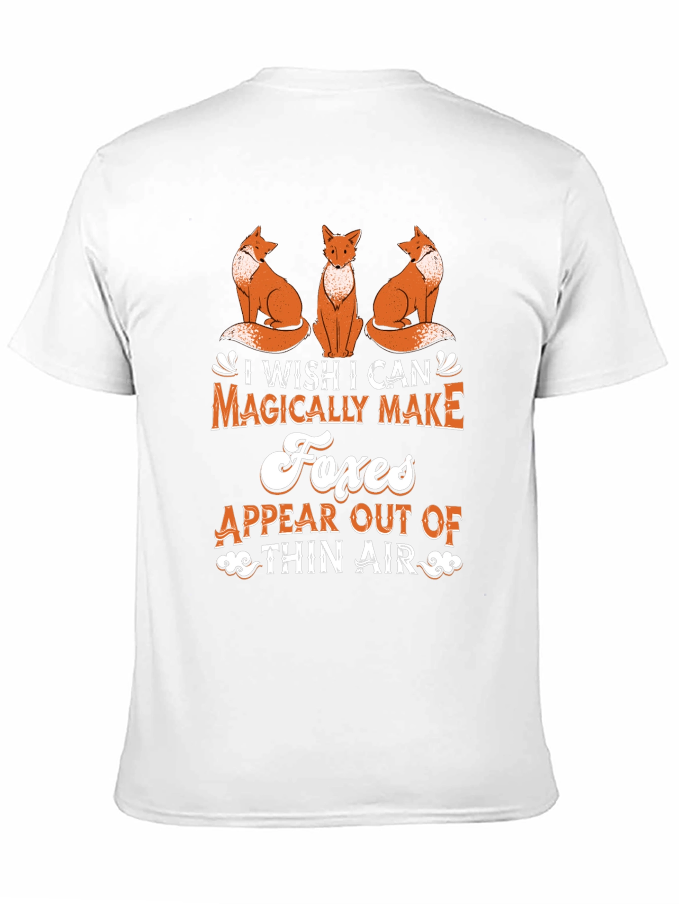 Magical Foxes T-Shirt - Black Tee