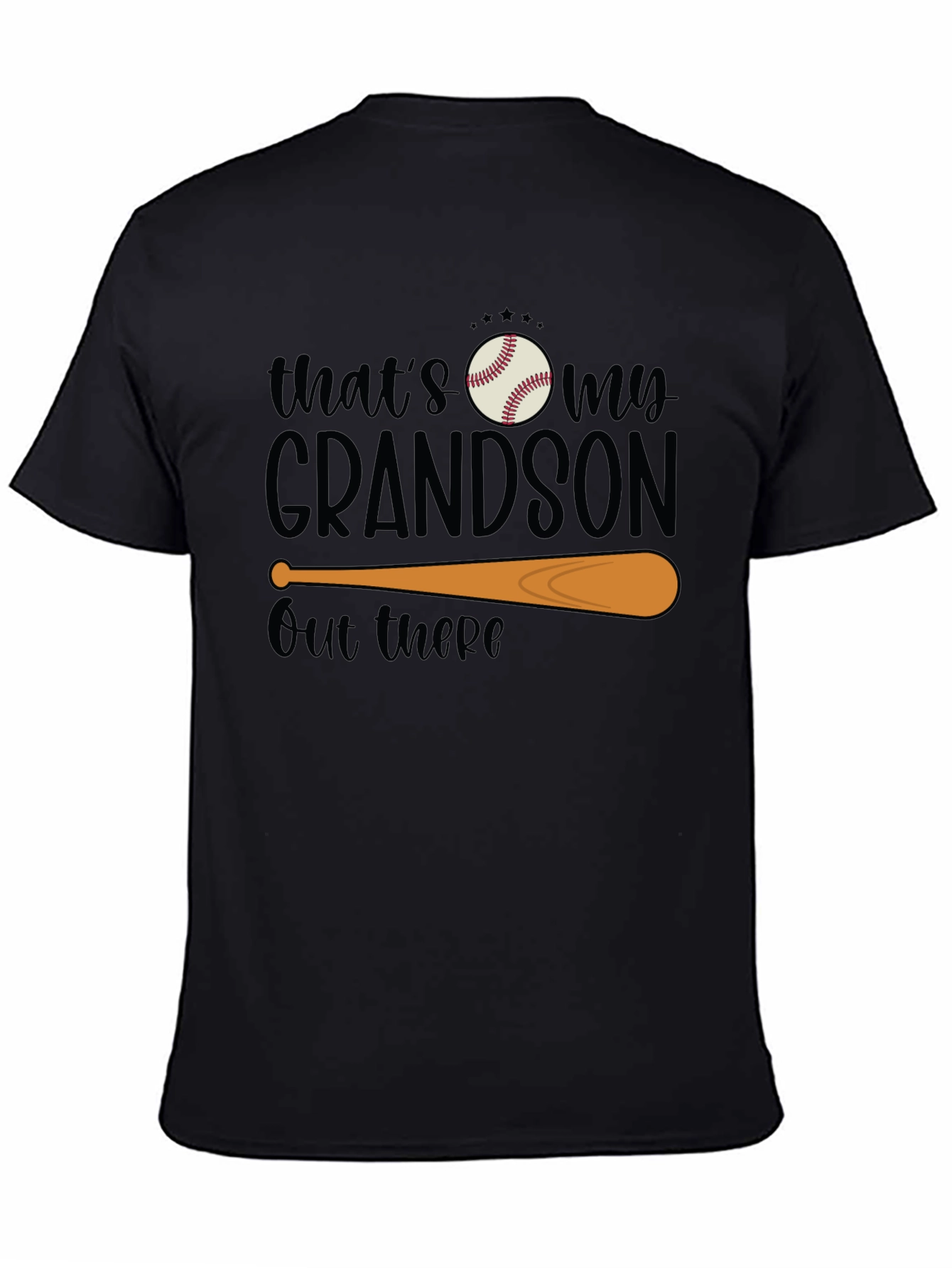Thats My Grandson Out There Baseball Graphic Tee