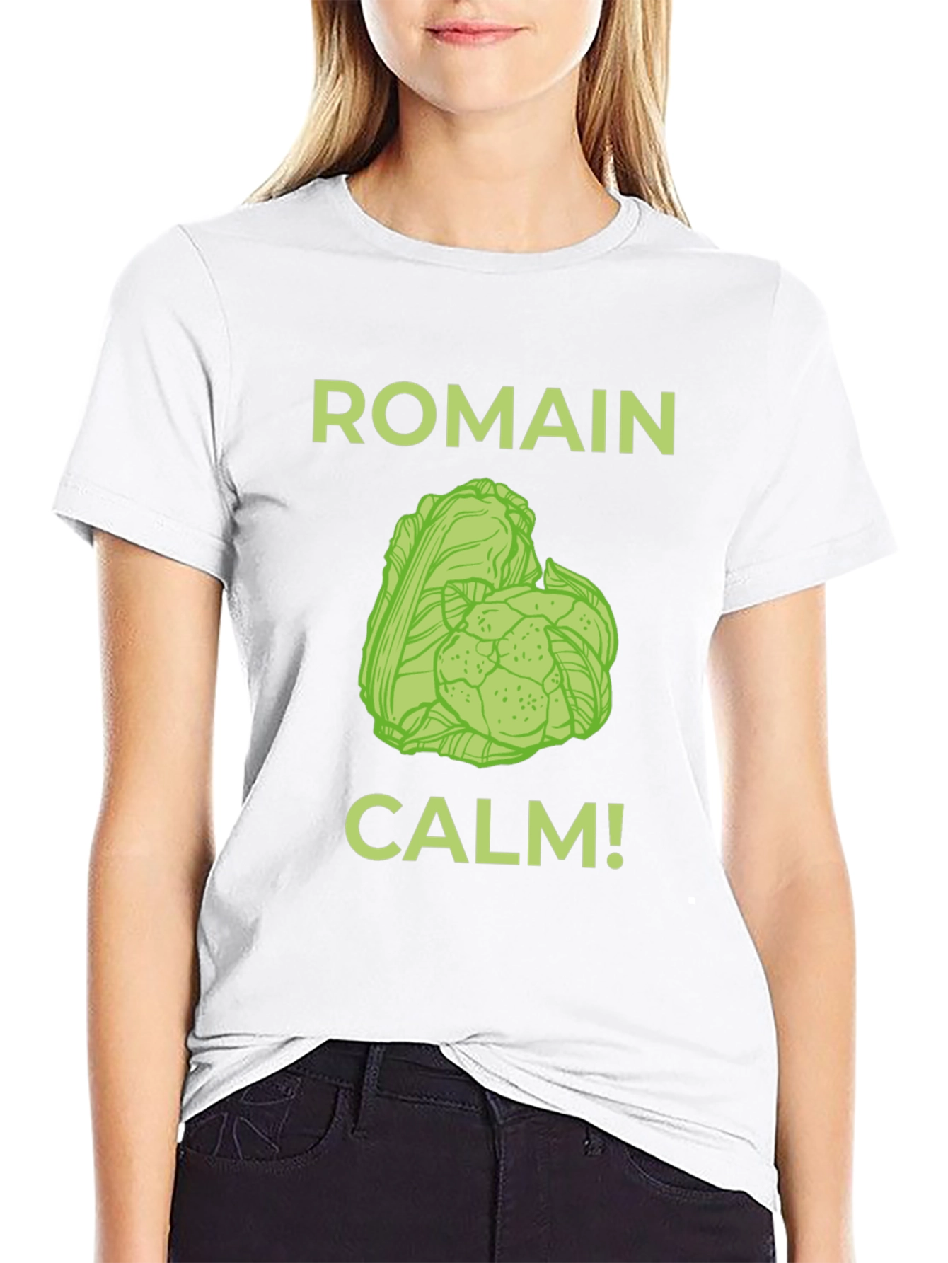 Romain Calm T-Shirt - Funny Foodie Tee