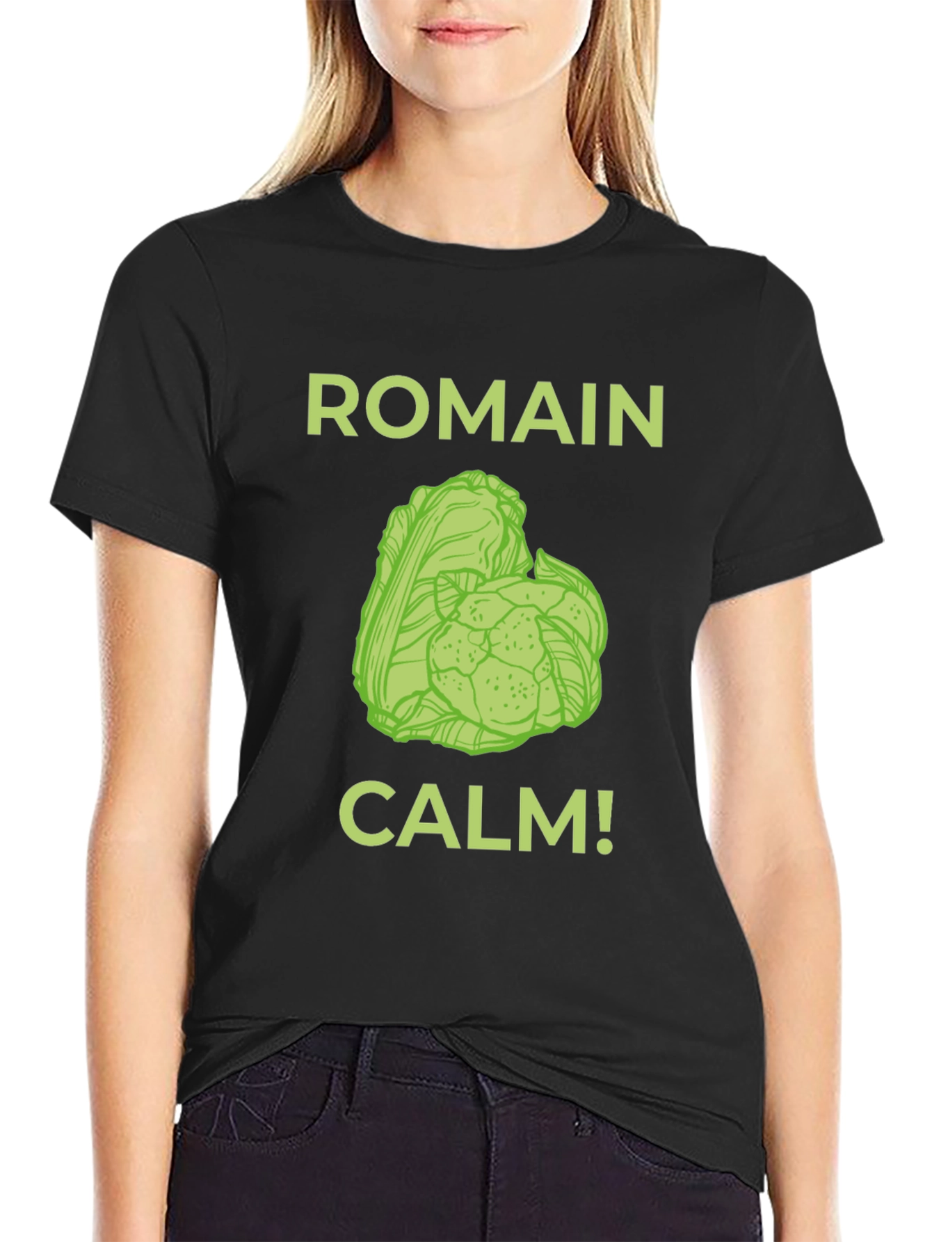 Romain Calm T-Shirt - Funny Foodie Tee