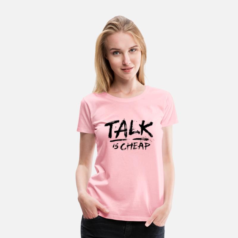 Talk Is Cheap (Black Text)