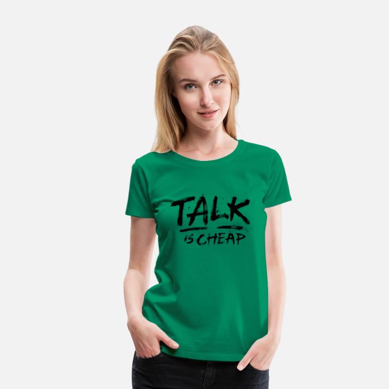 Talk Is Cheap (Black Text)