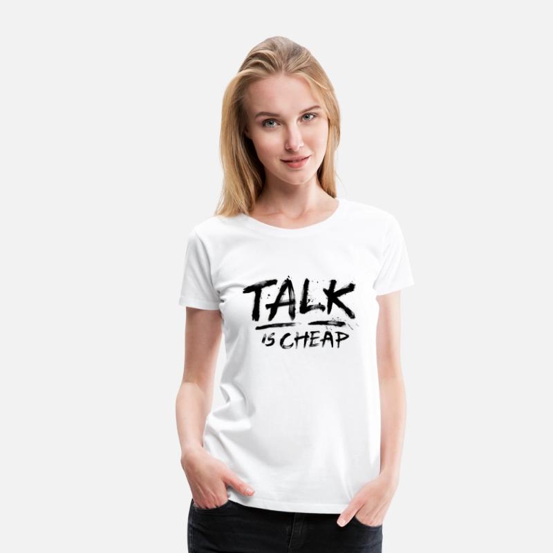 Talk Is Cheap (Black Text)