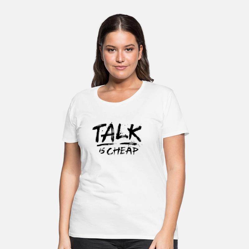 Talk Is Cheap (Black Text)
