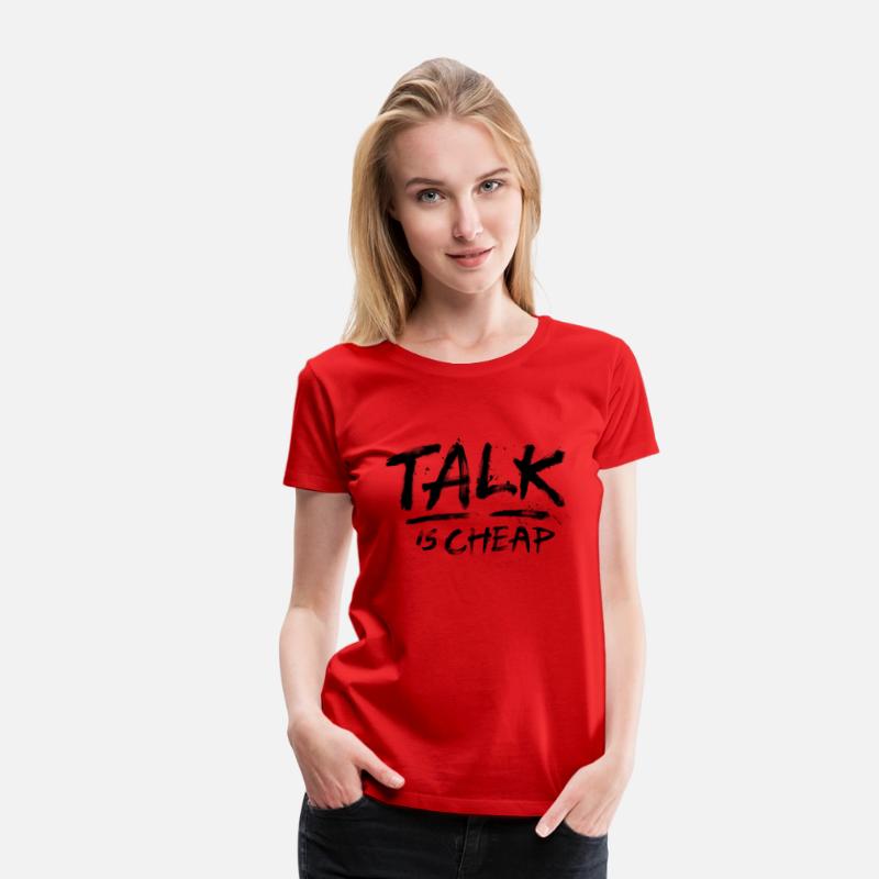 Talk Is Cheap (Black Text)