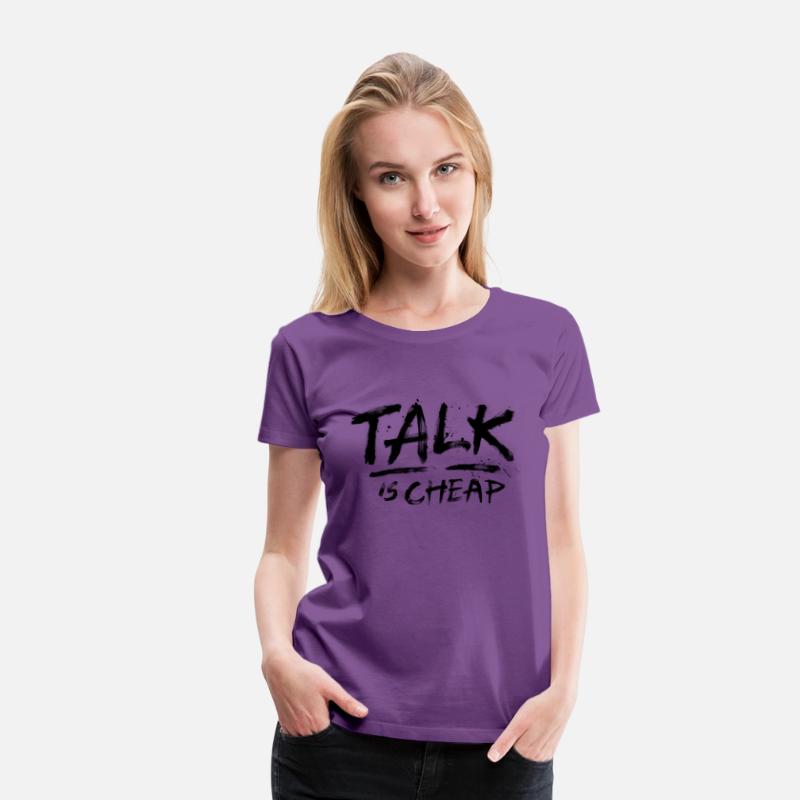 Talk Is Cheap (Black Text)