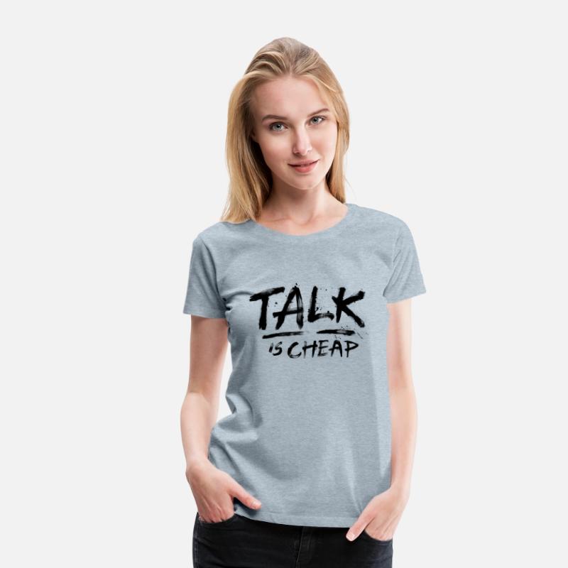 Talk Is Cheap (Black Text)